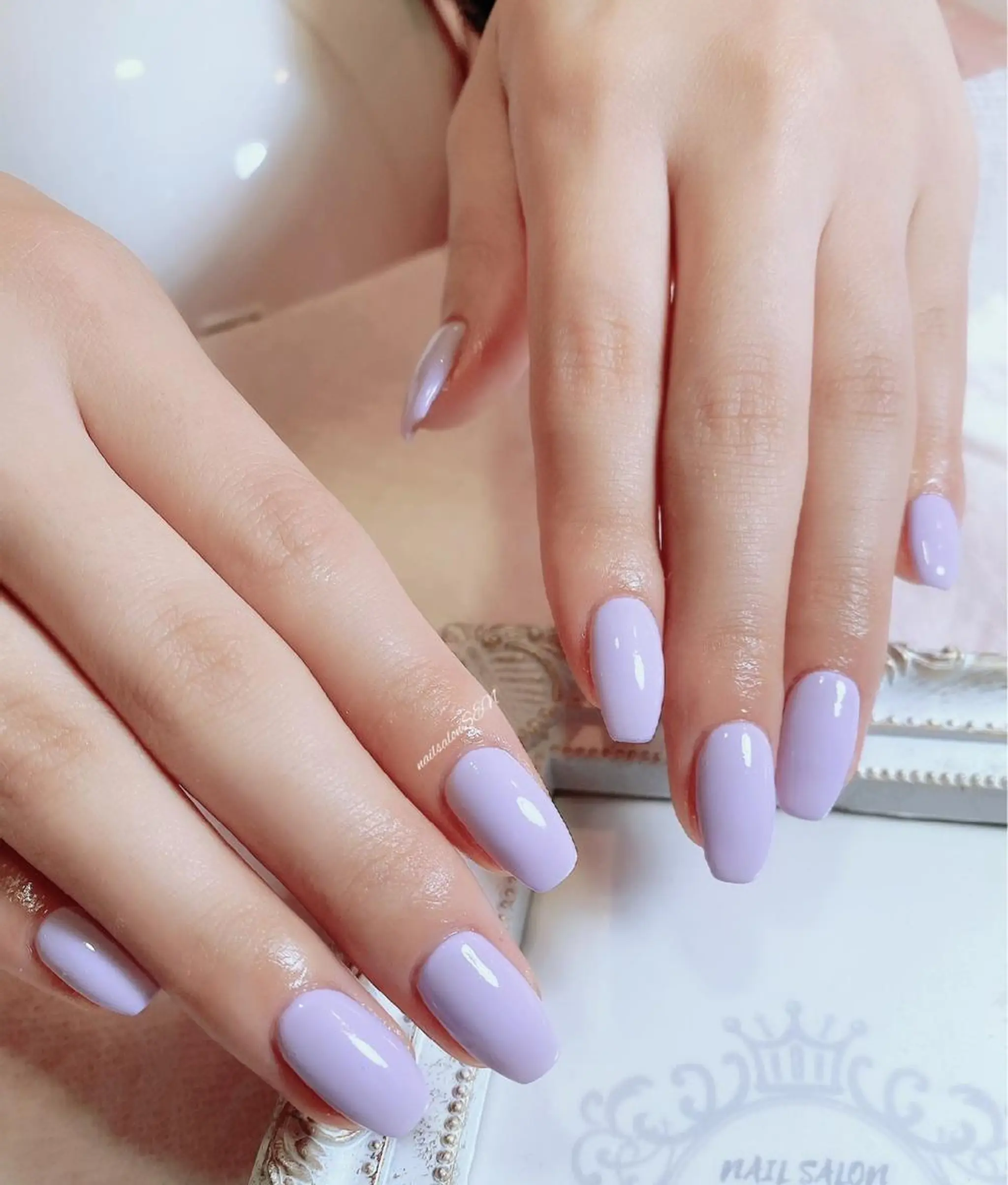 ネイル ワンカラーネイル 春ネイル nail salon SENのネイルデザイン