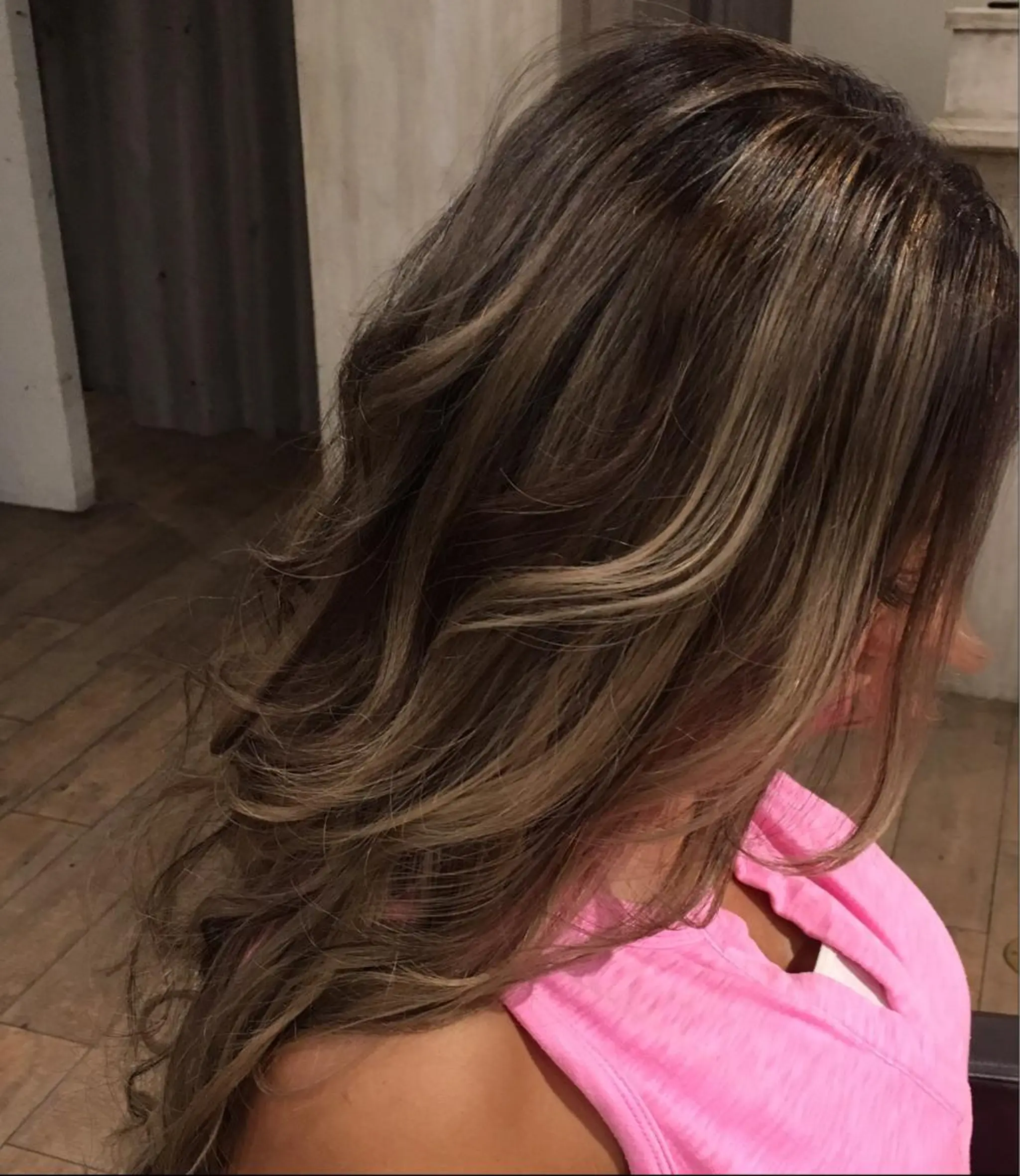 セミロング カラー ハイライトカラー 外国人風カラー ハイライト JILBLAN京都 ショート/ハイライトのヘアスタイル