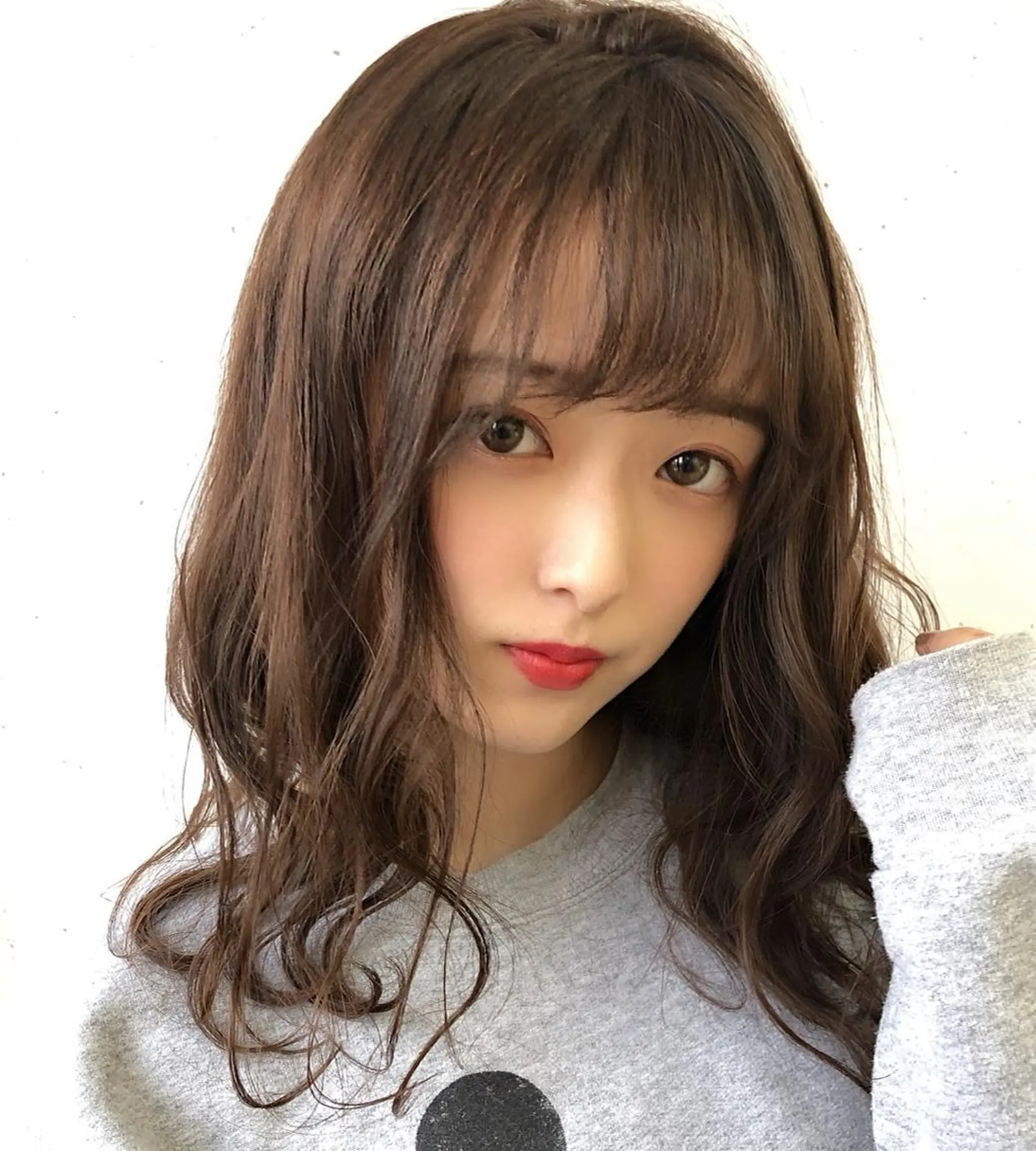 セミロング カラー セミロングパーマ ブリーチ ダブルカラー 縮毛矯正 池袋髪質改善 タニグチのヘアスタイル