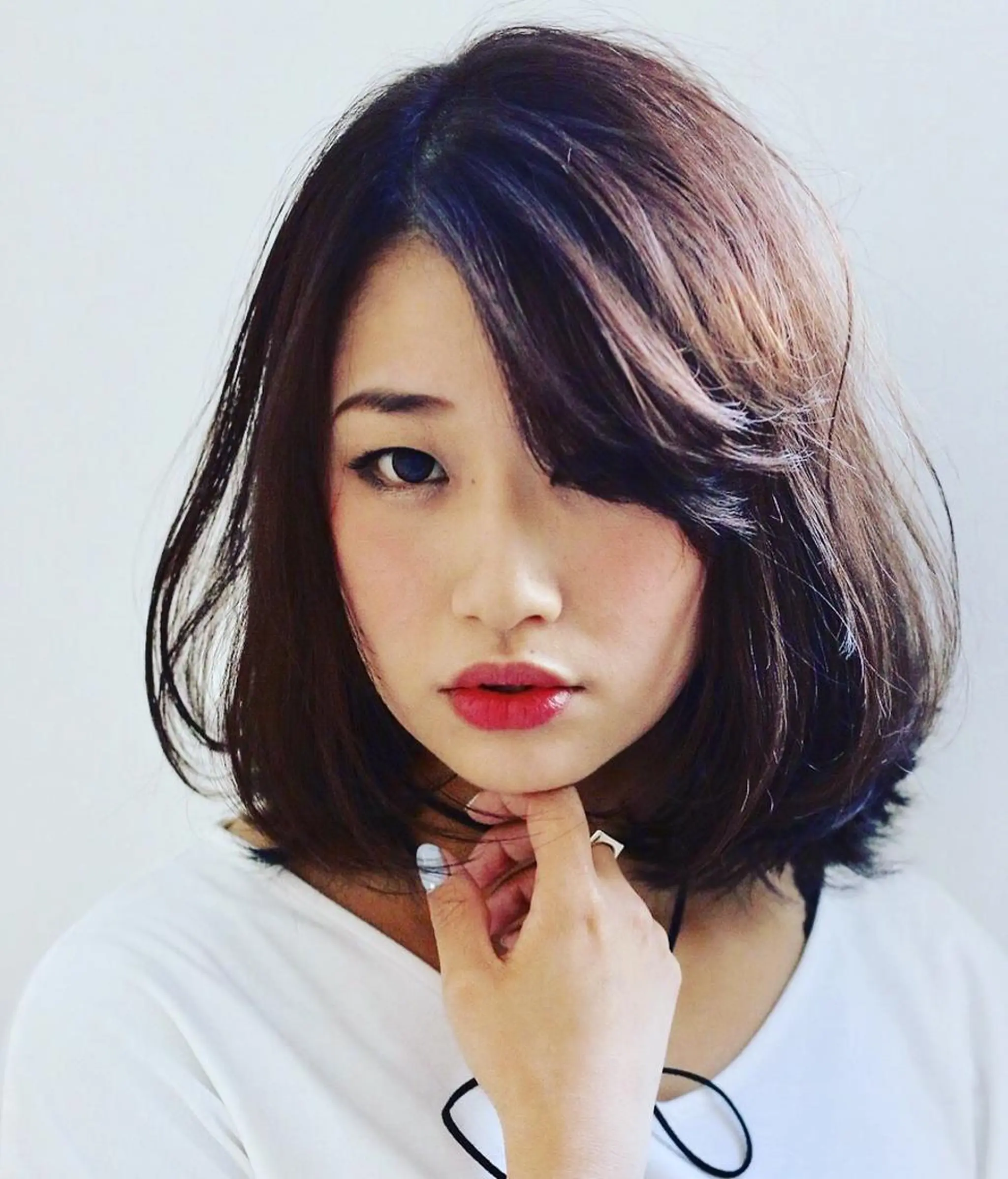 ミディアム 髪質改善 ami byAbsoのヘアスタイル