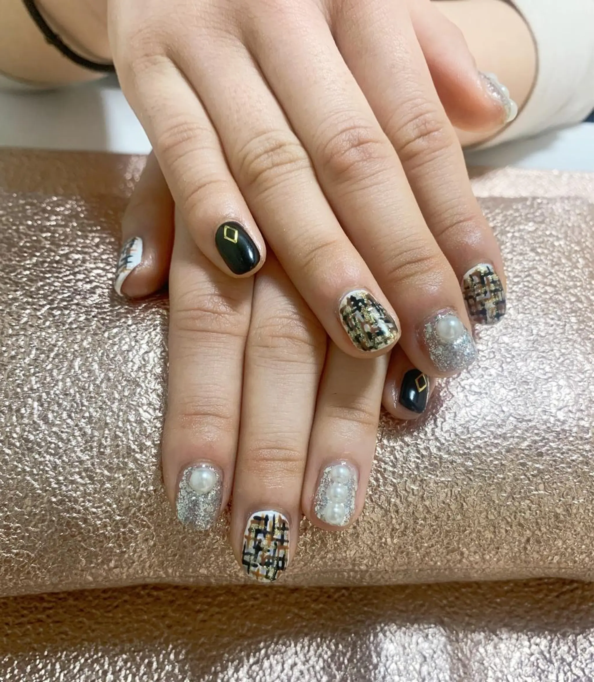 ネイル 持ち込み 冬ネイル 林 ✨syousyouのネイルデザイン