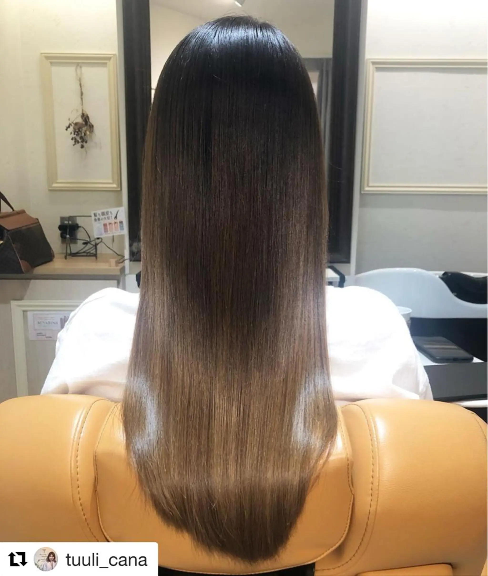 ロング 髪質改善 縮毛矯正 tuuli トゥーリのヘアスタイル