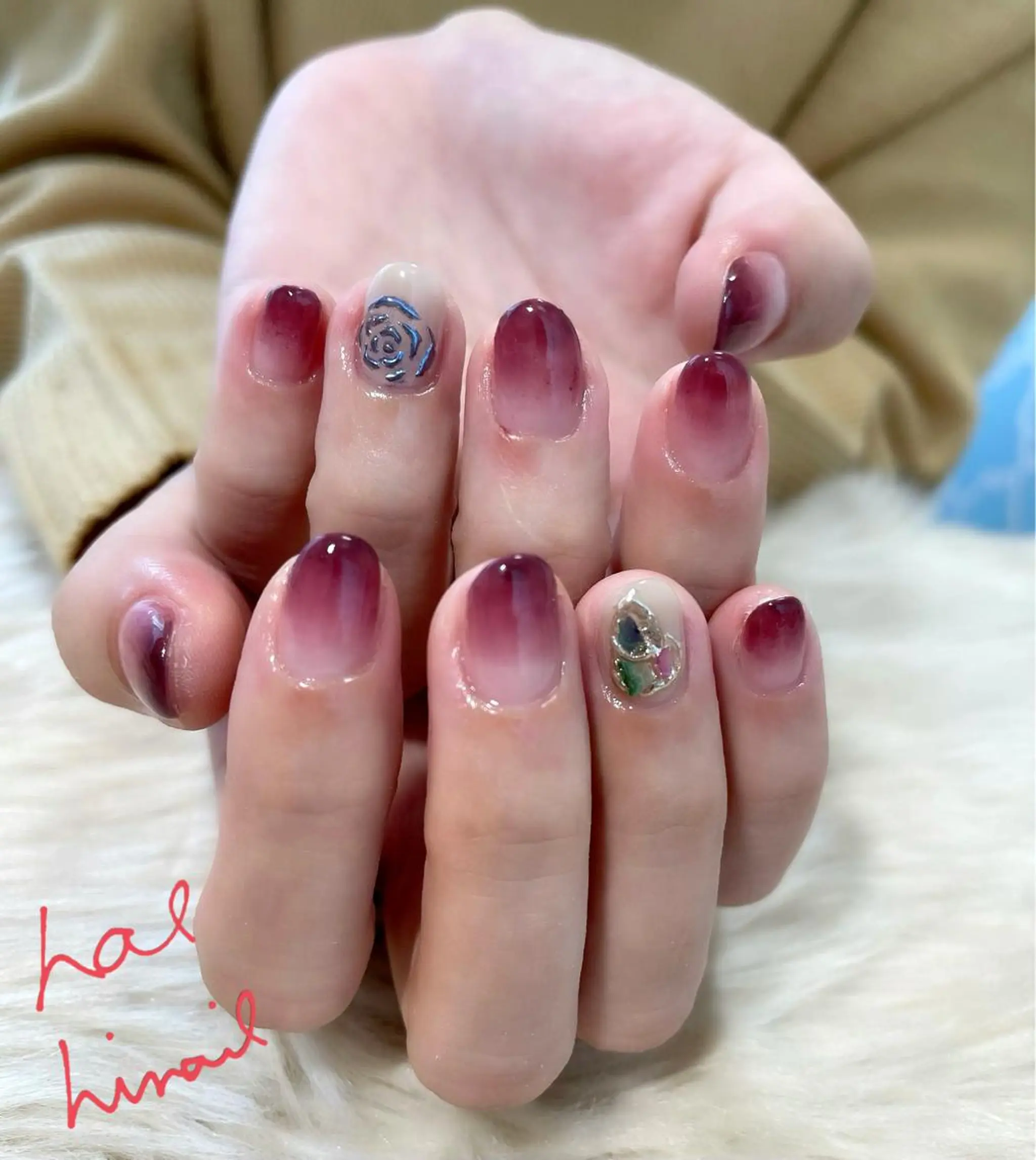 ネイル グラデーション はるひな ねいるのネイルデザイン