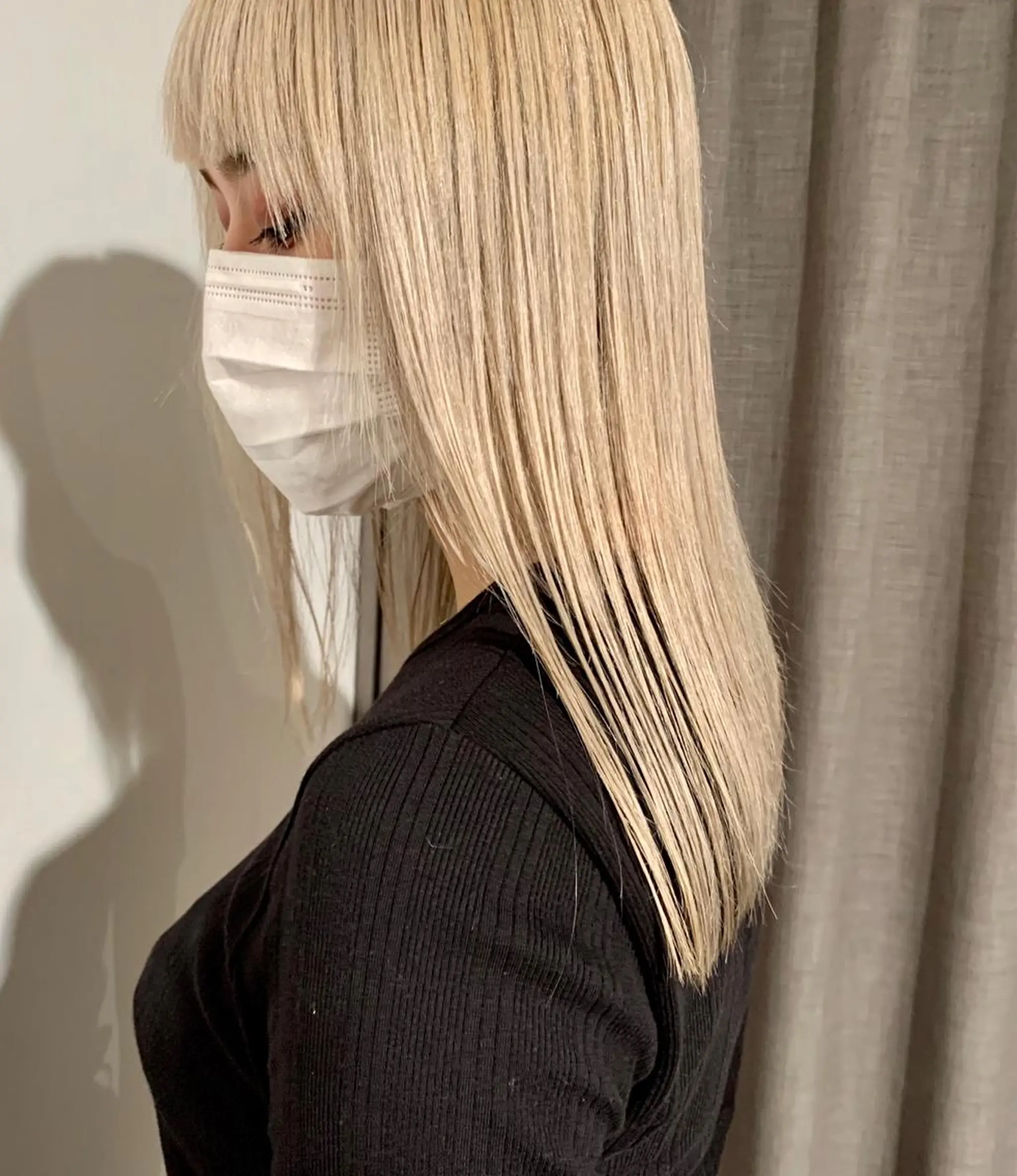 セミロング カラー カット ヘアカラー トリートメント ヘアセット ✨艶ブリーチカラー ✨四ノ宮裕己のヘアスタイル