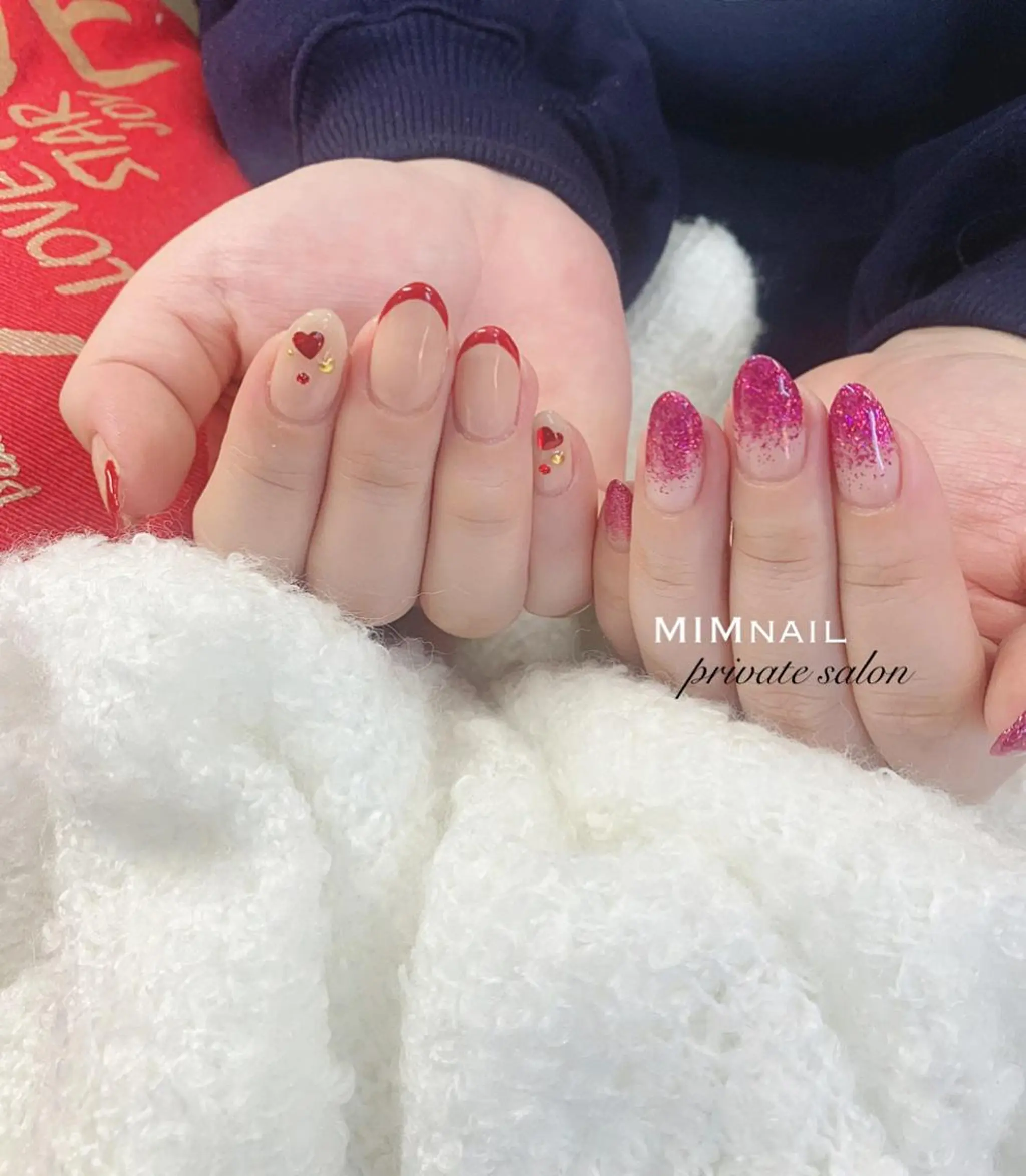 ネイル バレンタイン *･*MIMnail 1号店･*:･*のネイルデザイン