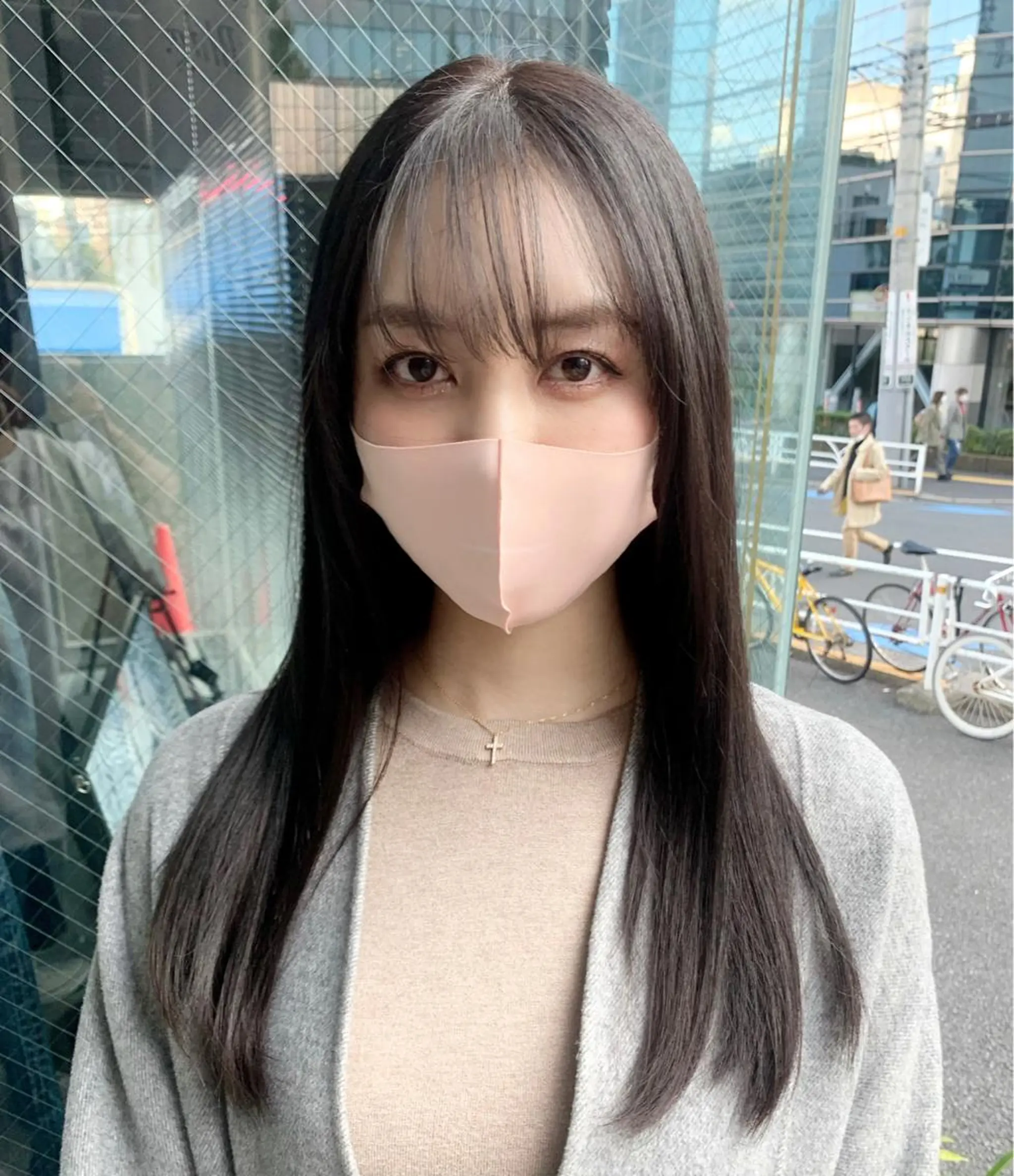 セミロング カラー 韓国風ヘア カット トリートメント ブリーチ＆カラーが 得意☀️望月宣雄☀️のヘアスタイル