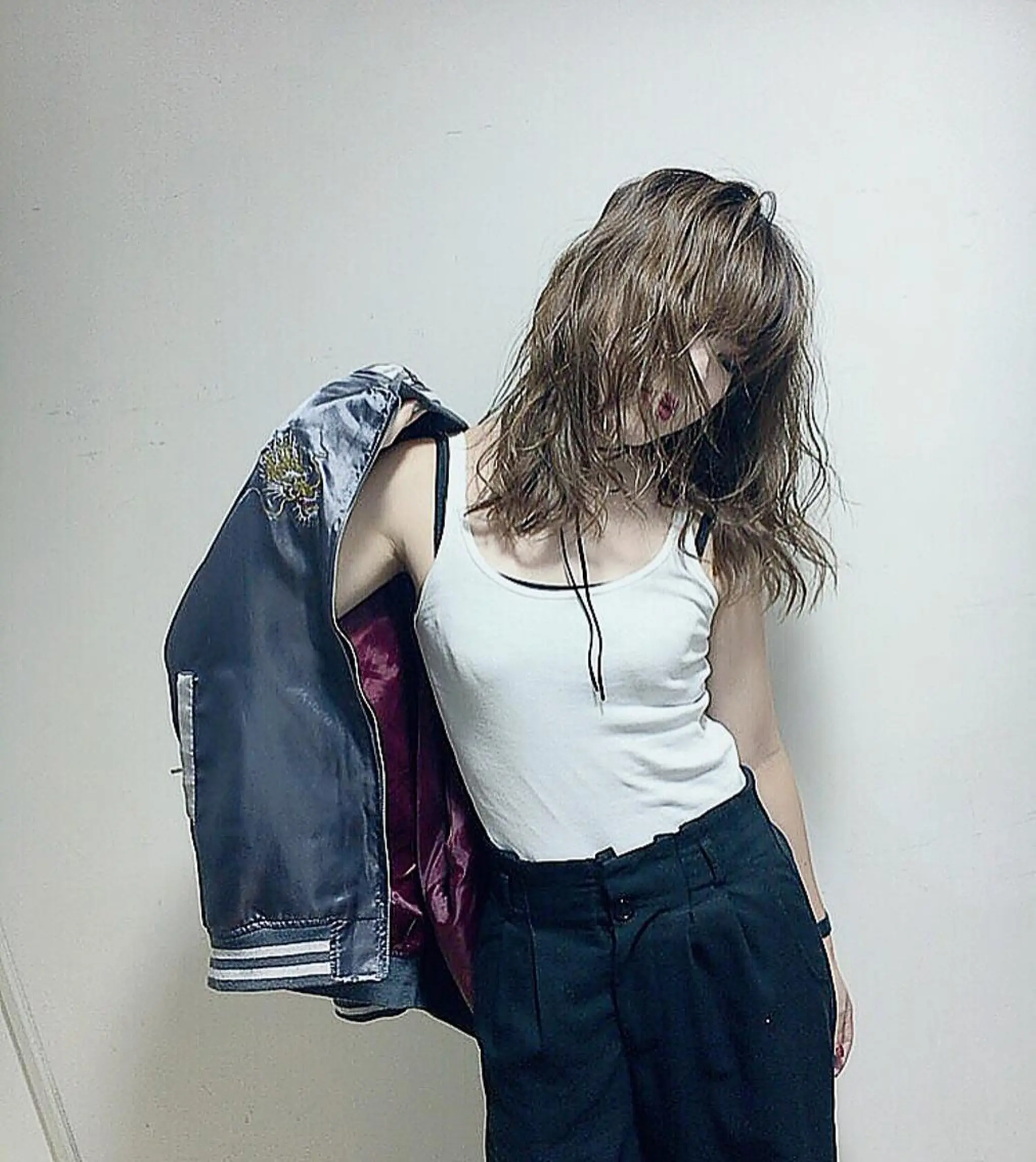 セミロング カラー アッシュ 透明感カラー トリートメント 韓国hair ·͜· watanabeのヘアスタイル