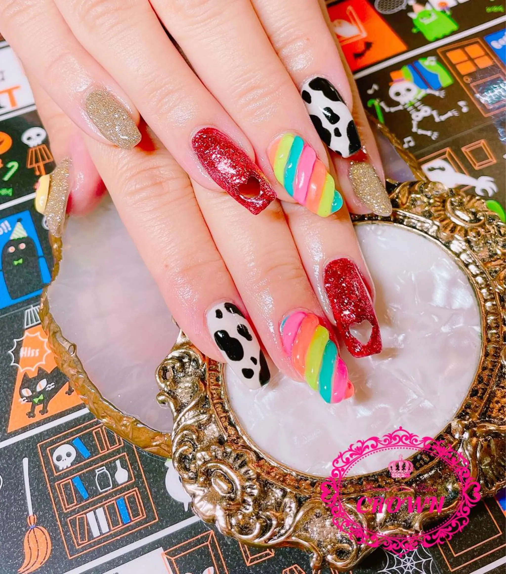 ネイル ハンドネイル CROWN プライベートサロンのネイルデザイン