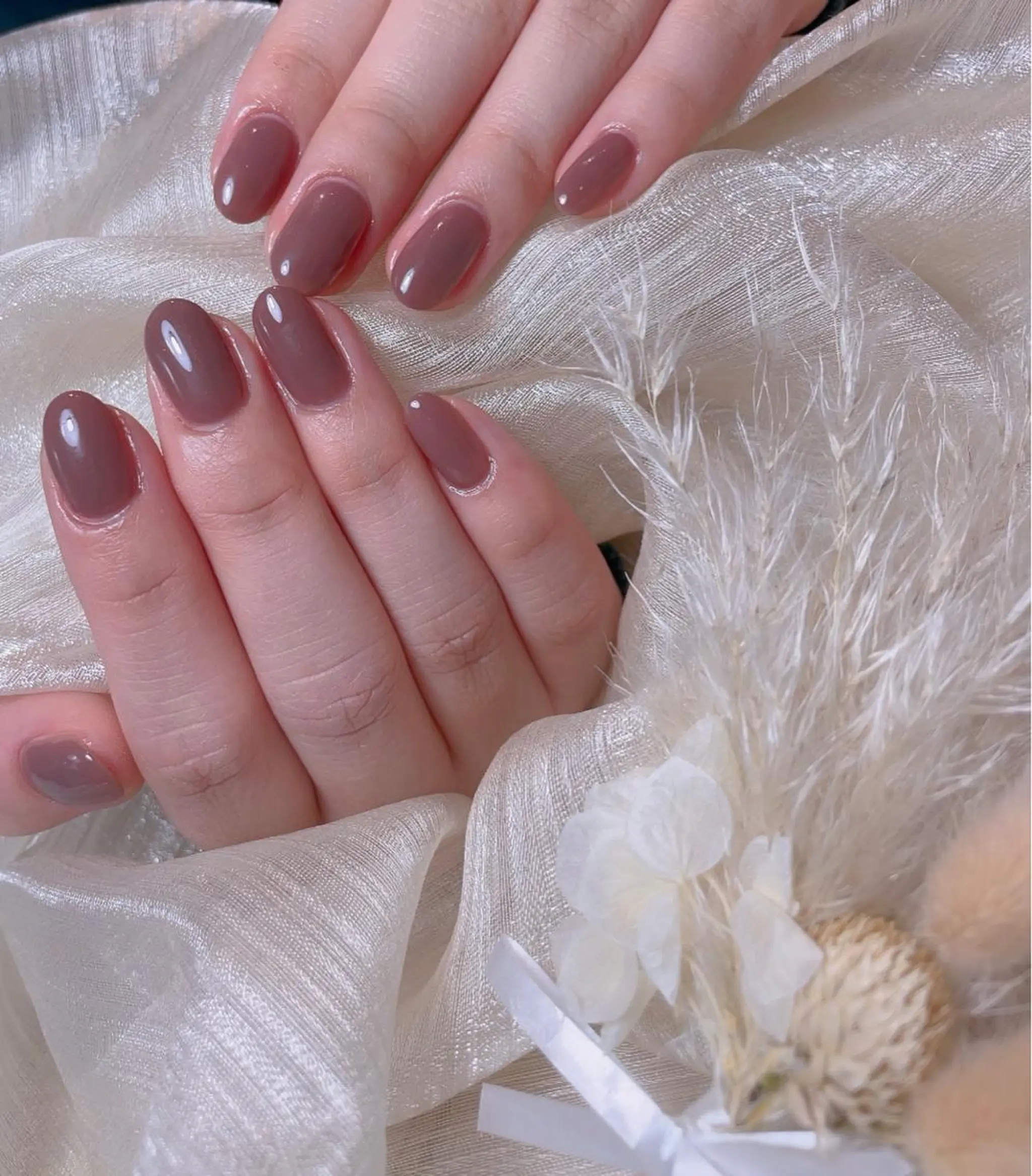 ネイル ワンカラーネイル ハンドネイル 南野 由希のネイルデザイン