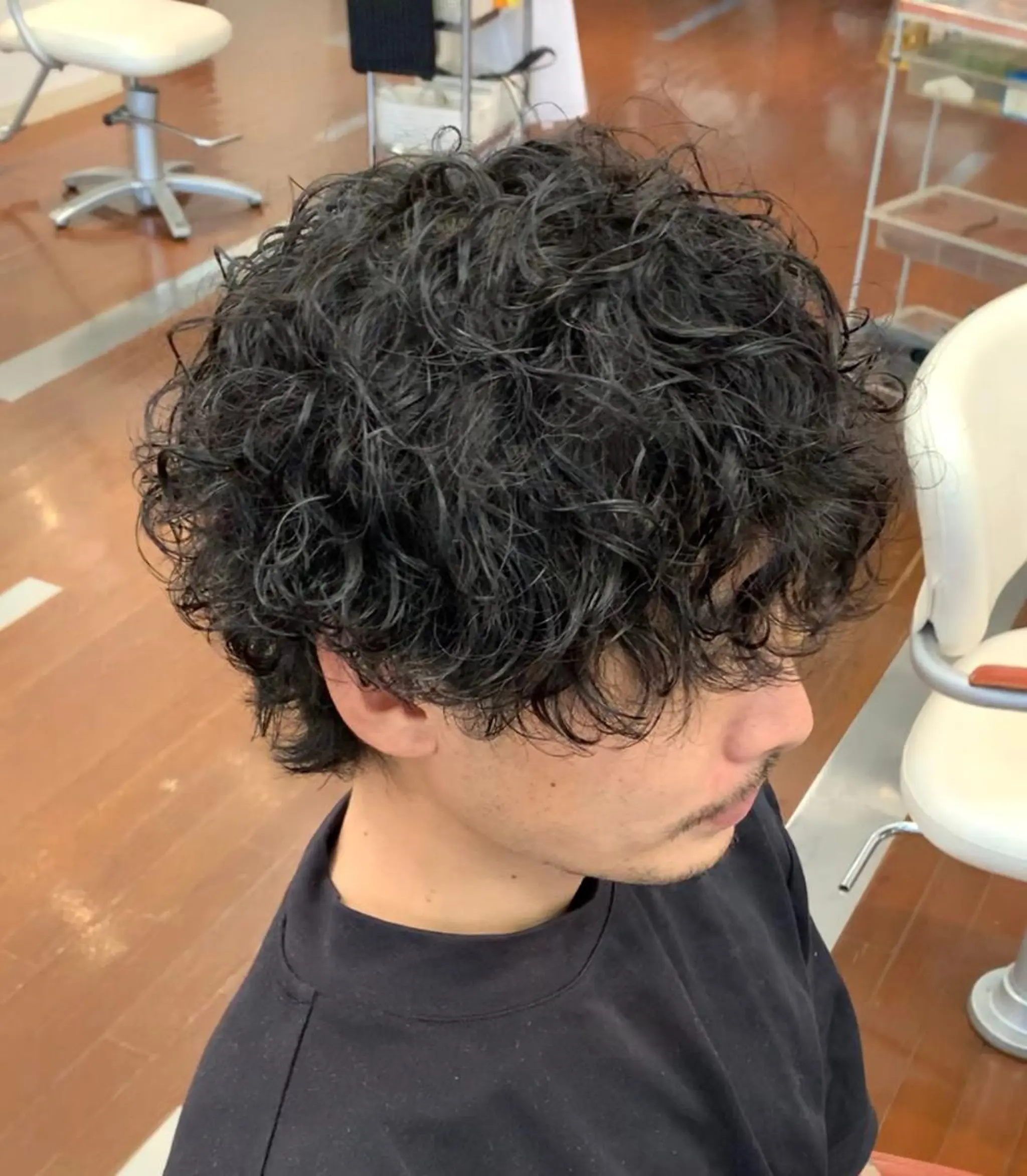 パーマ メンズ メンズパーマ プードルパーマ プードルパーマ メンズパーマ/ 新潟駅/佐藤裕のヘアスタイル