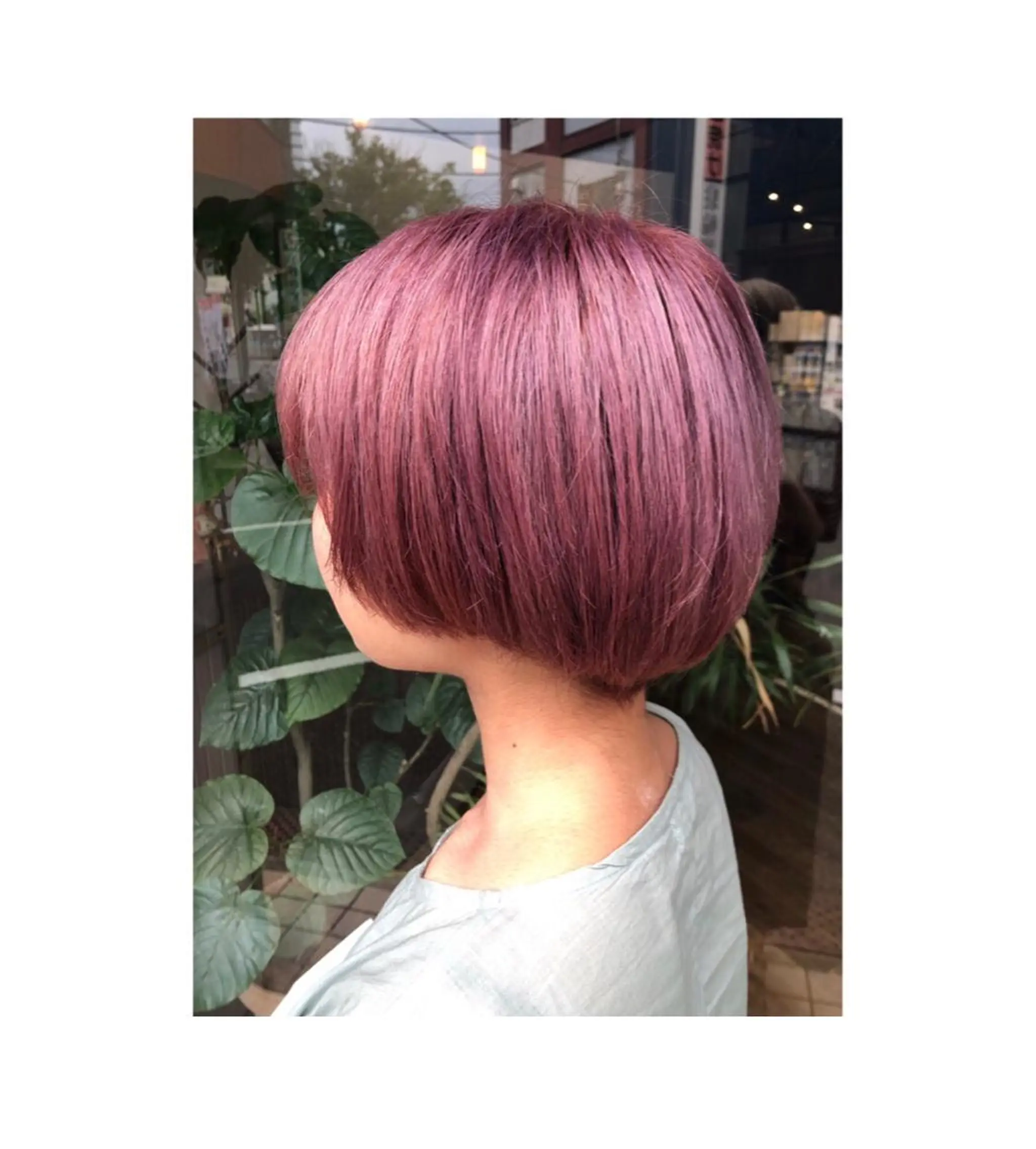 ショート カラー あらい なつみのヘアスタイル