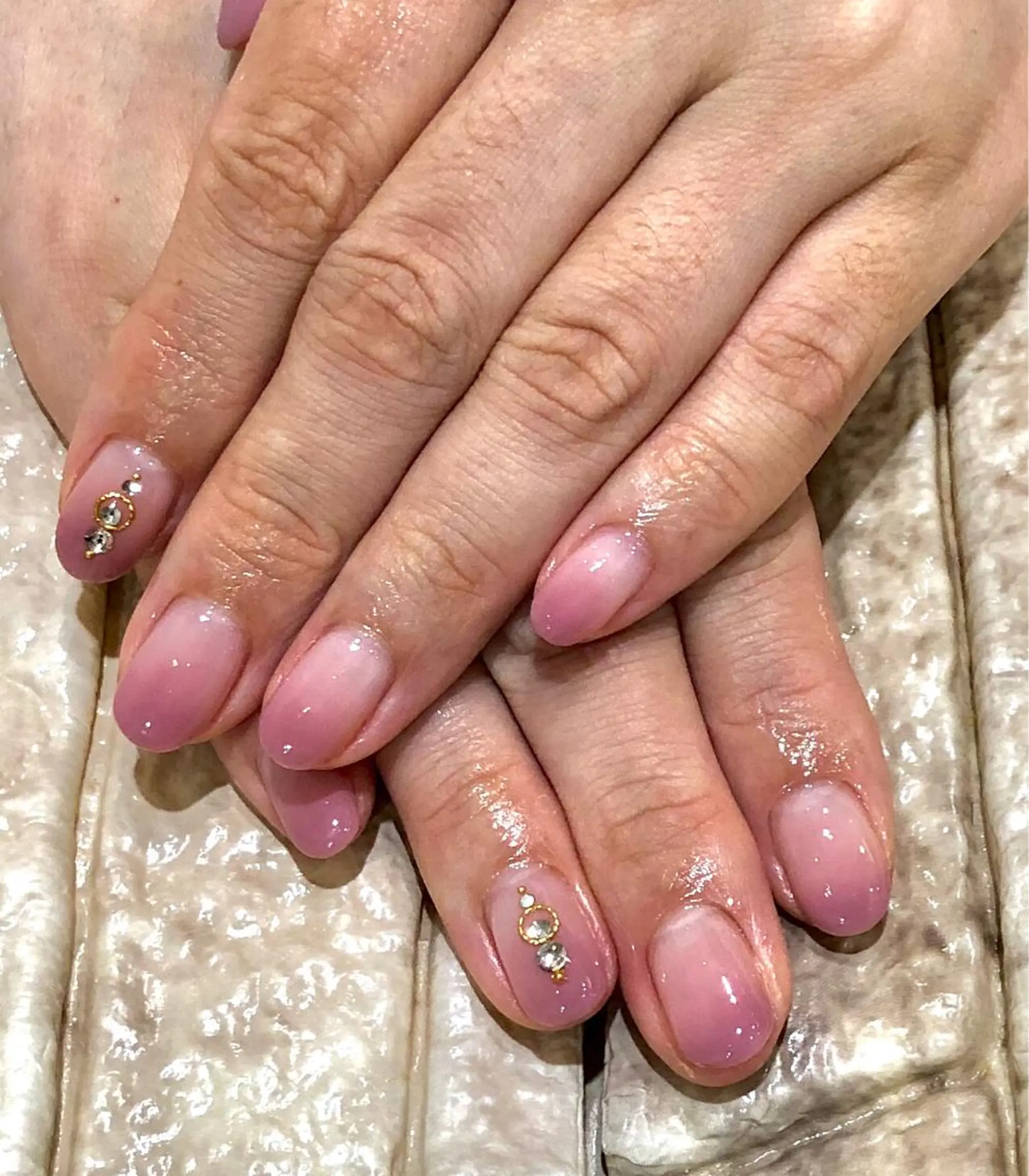 ネイル ピンク ハンドネイル 髙橋 優菜のネイルデザイン