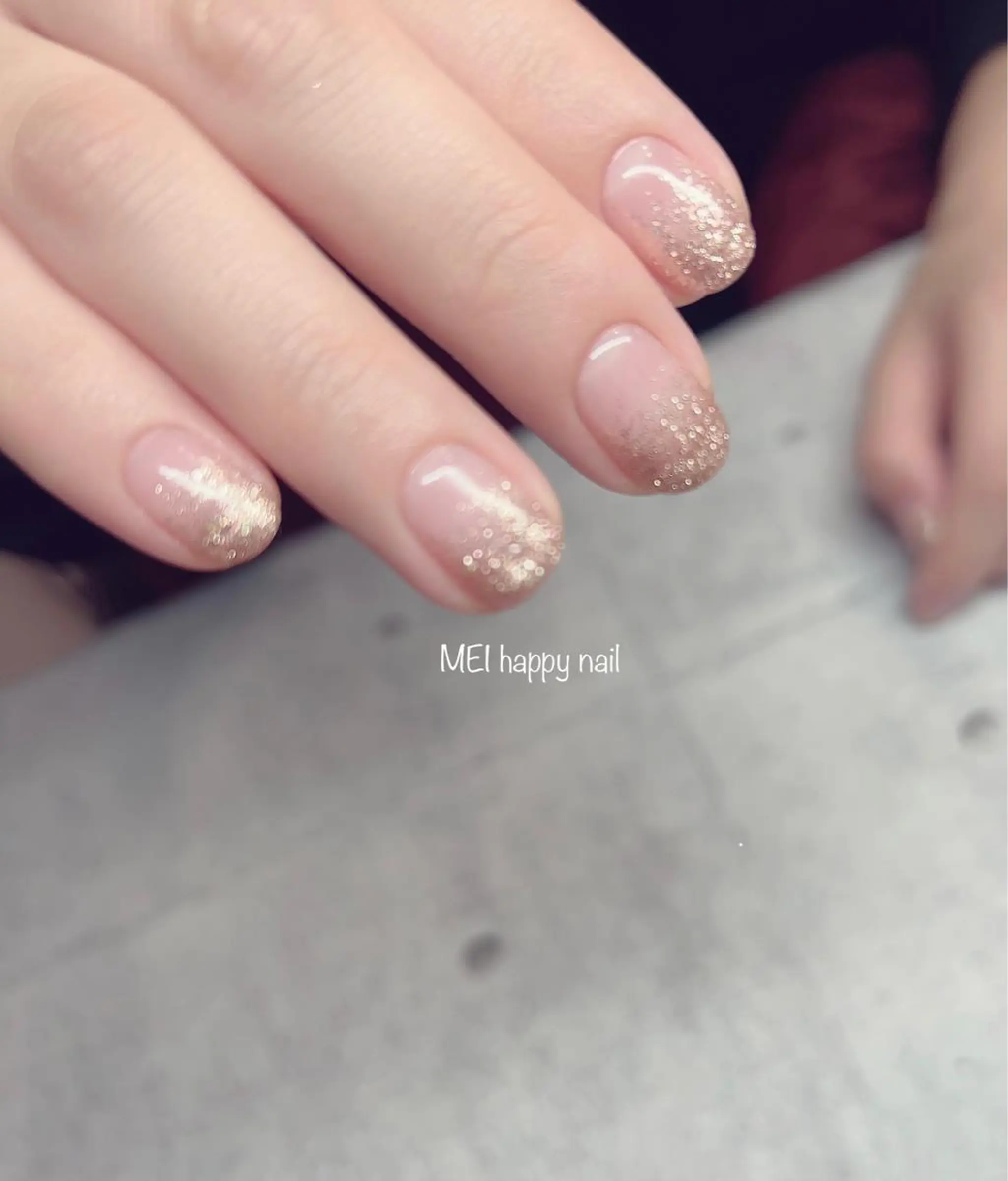 ネイル 北浦和 自爪育成ケアのネイルデザイン