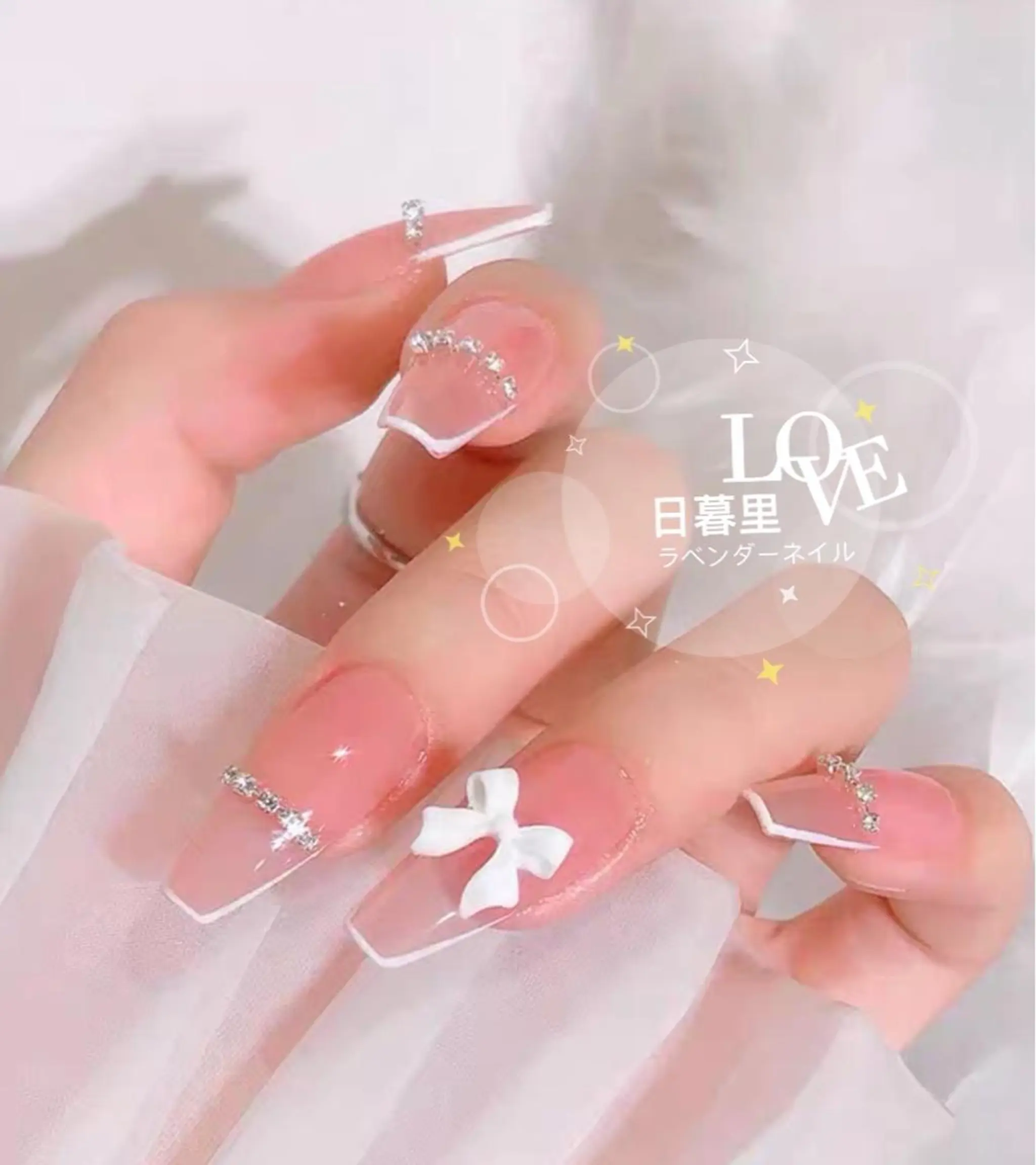 ネイル ラベンダー💖日暮里 ルル💖ネイルのネイルデザイン