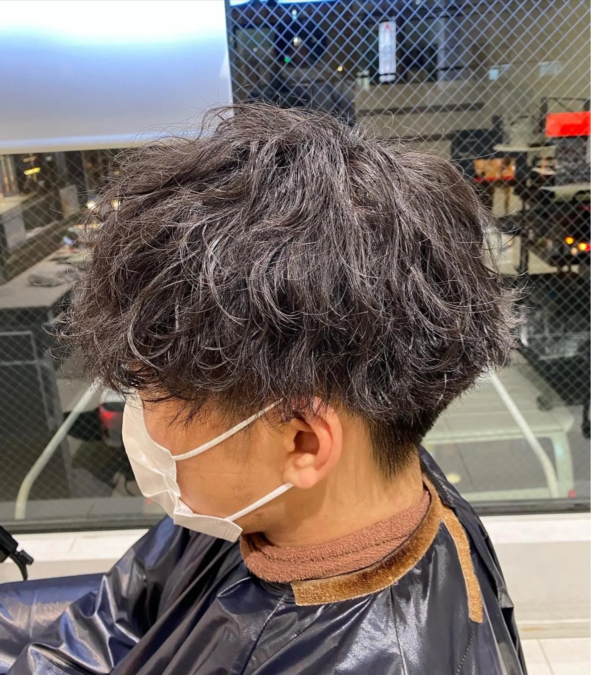 パーマ メンズ 佐々木 拓海のヘアスタイル