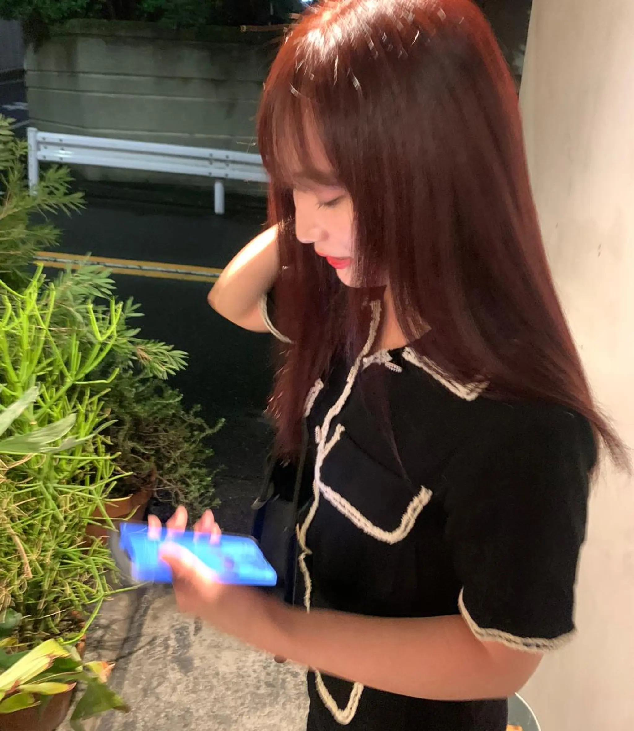 ロング カラー バレイヤージュ ブリーチ ケアブリーチ デザインカラー ダブルカラー ヘアカラー トリートメント スパイラルパーマ 🌐hina⭐️のヘアスタイル