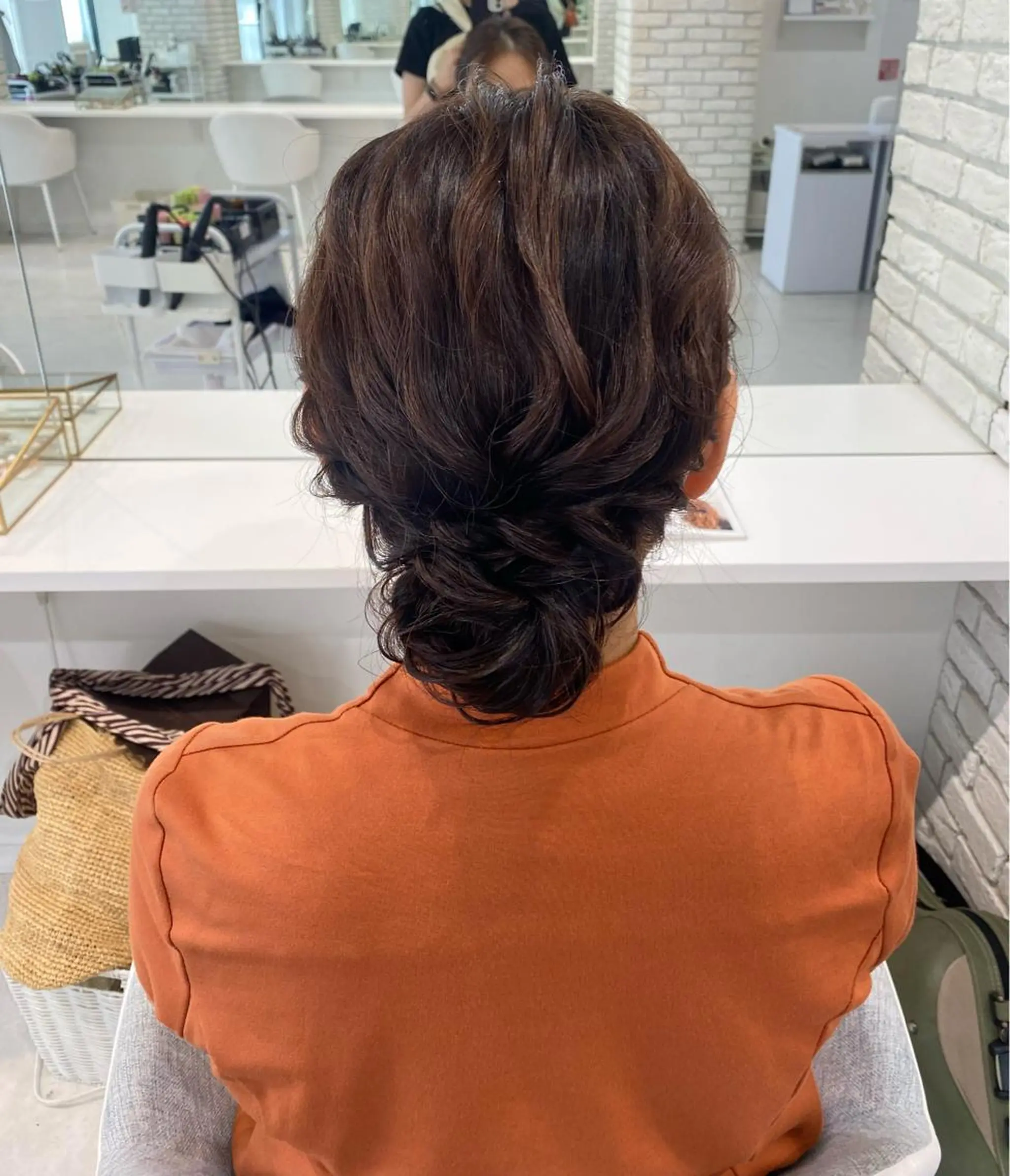 ロング ヘアアレンジ 喜多良 綾花のマツエク・マツパデザイン