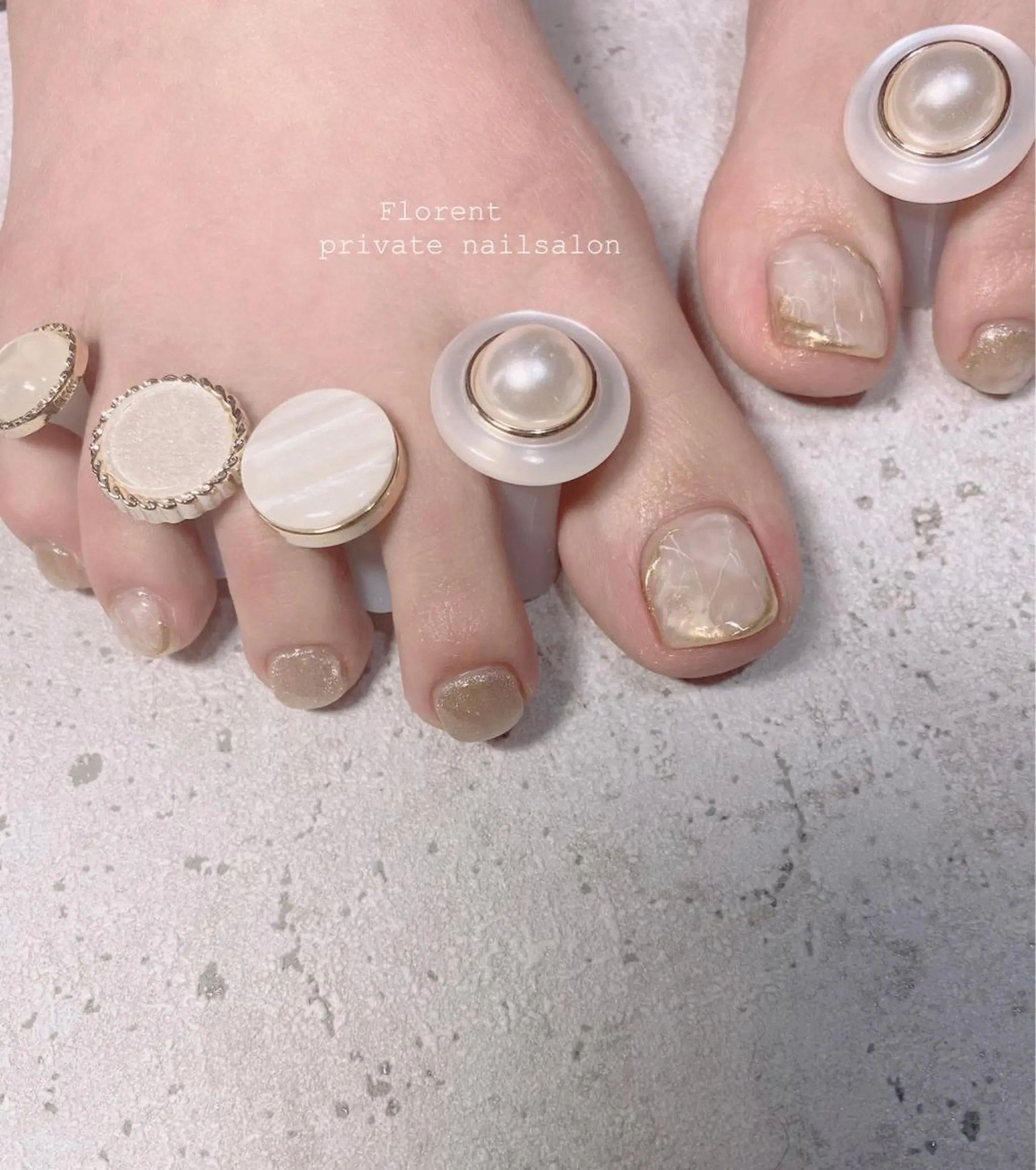 ネイル フットネイル florent nailのネイルデザイン