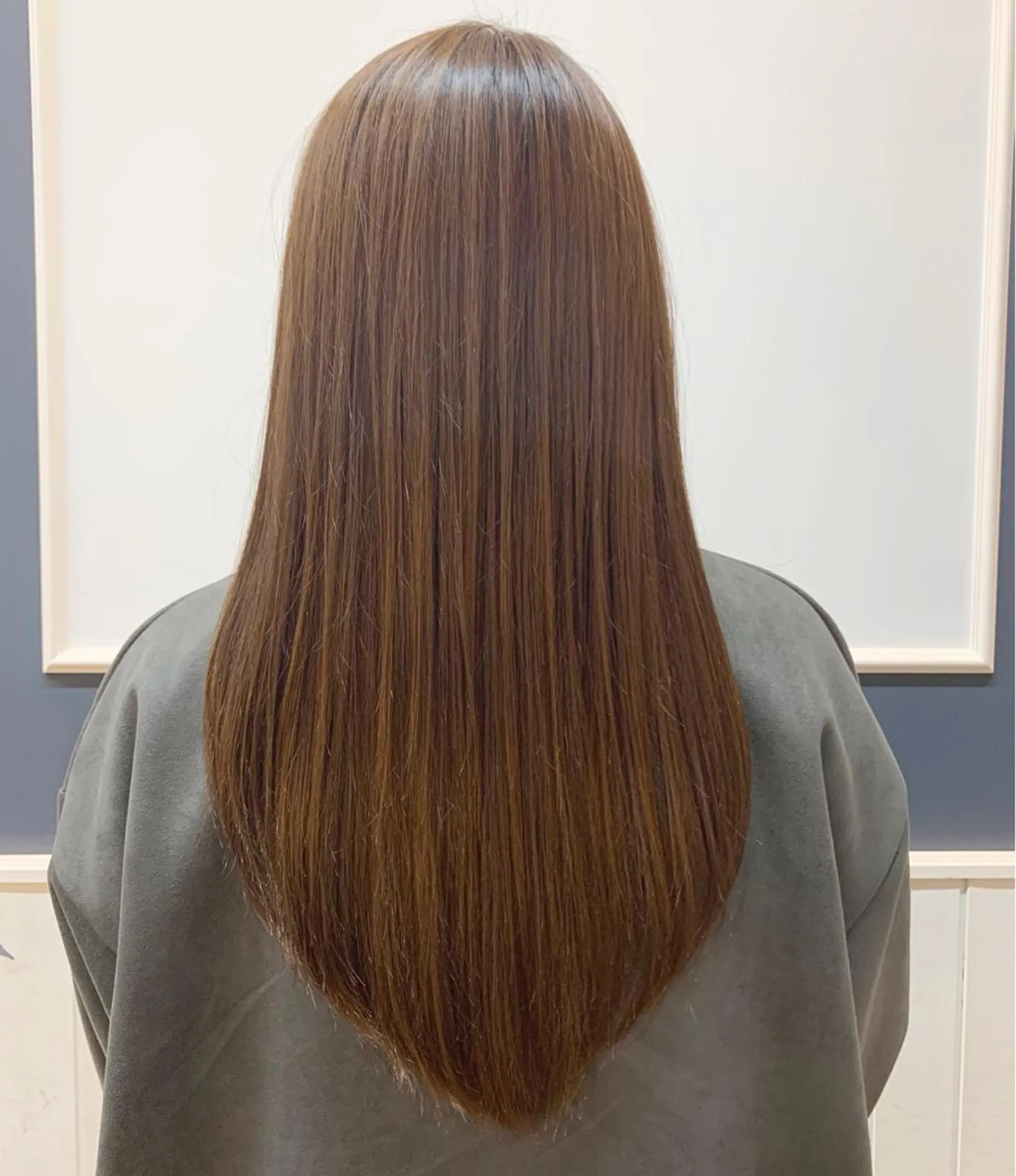 ロング カット 縮毛矯正 ✂︎HITOMI✂︎ 副店長のヘアスタイル