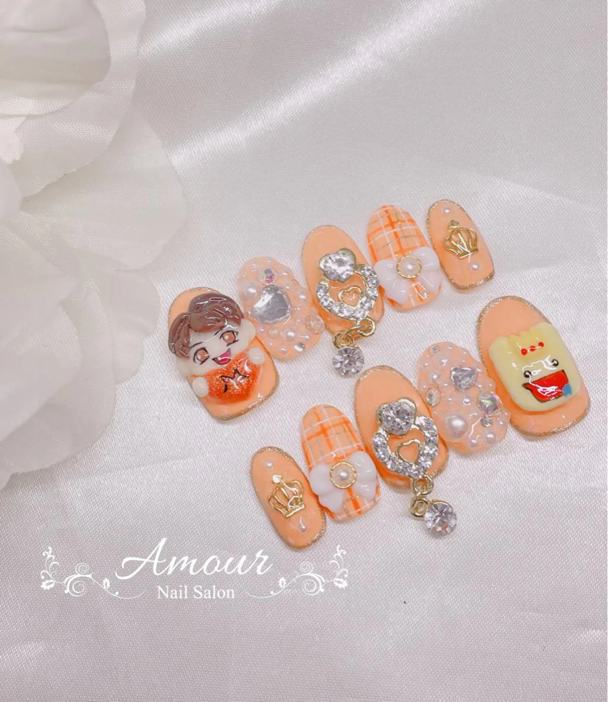 ネイル ネイルチップ nailsalon ♡amour♡のネイルデザイン