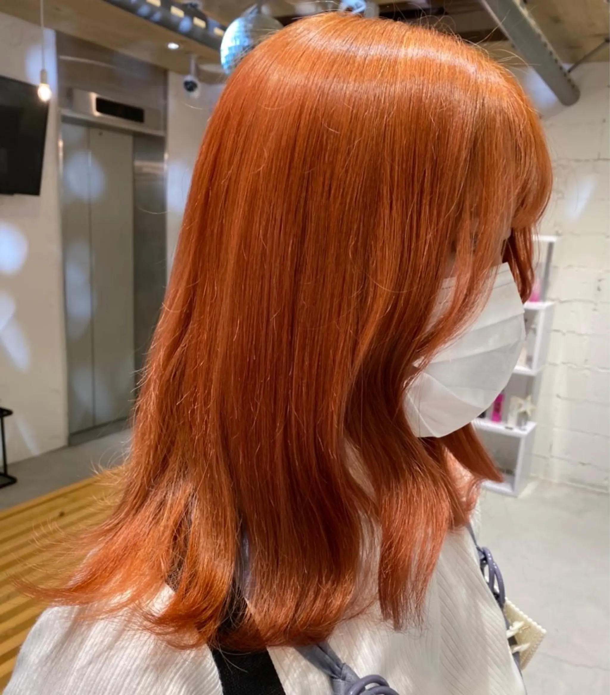 ミディアム カラー MOE🐈‍⬛🎀 エクステ/ワンホンのヘアスタイル