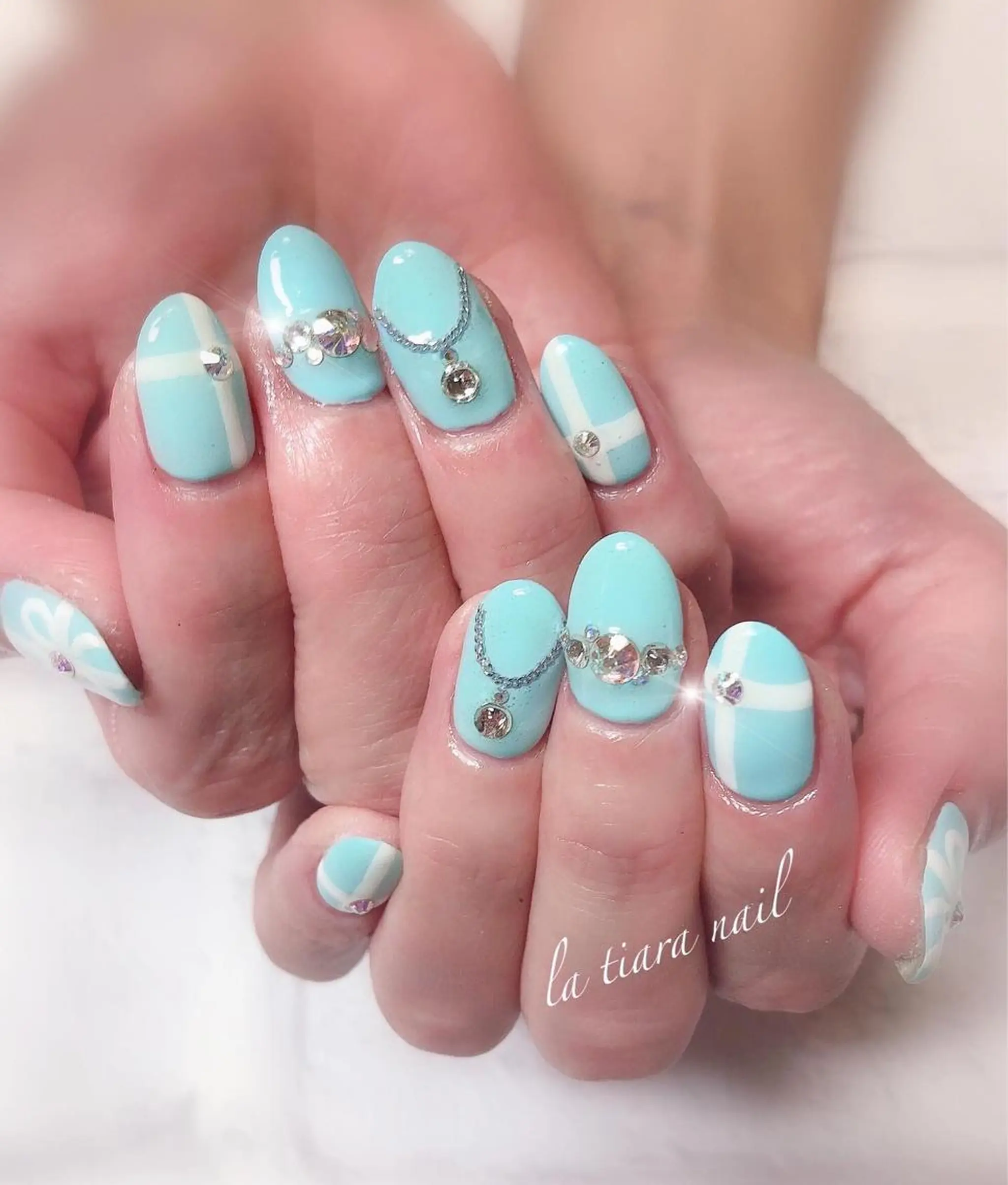 ネイル ハンドネイル Blue bird  nailのネイルデザイン