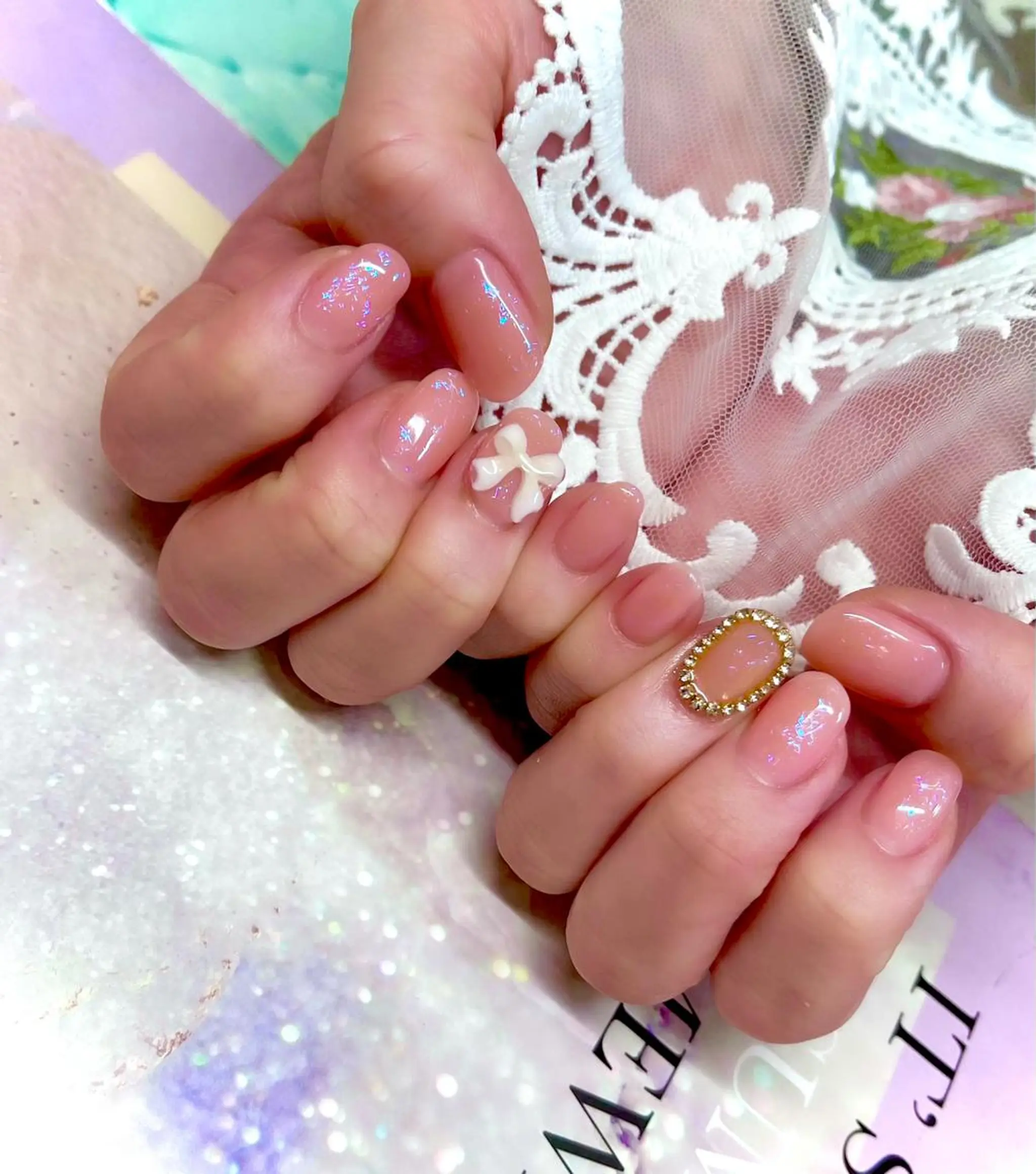 ネイル ワンホンネイル ハンドネイル Vogusty's Nail 鶴見店のネイルデザイン