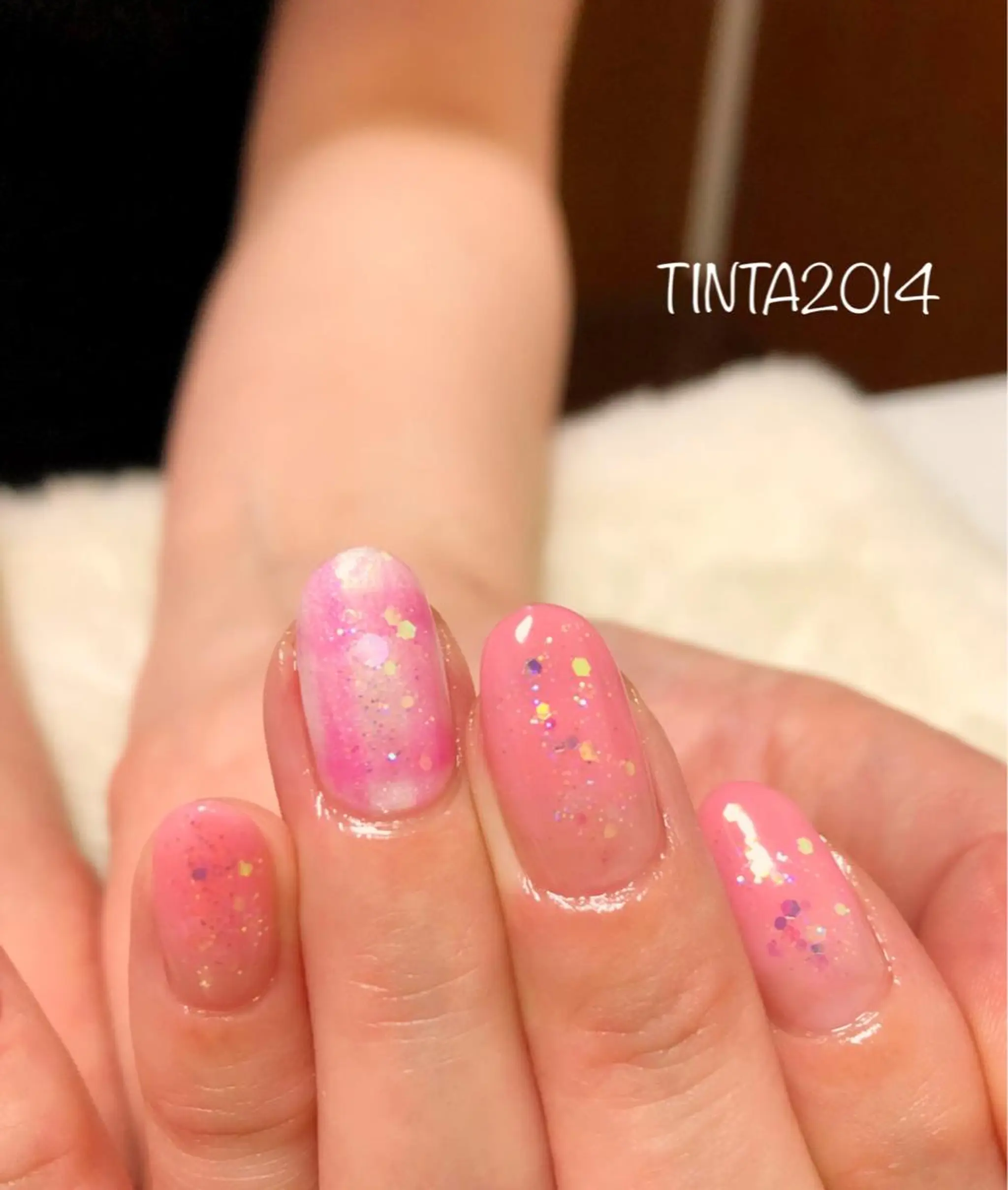 ネイル ピンク ネイルサロン ティンタ所属・馬場 典子のネイルデザイン