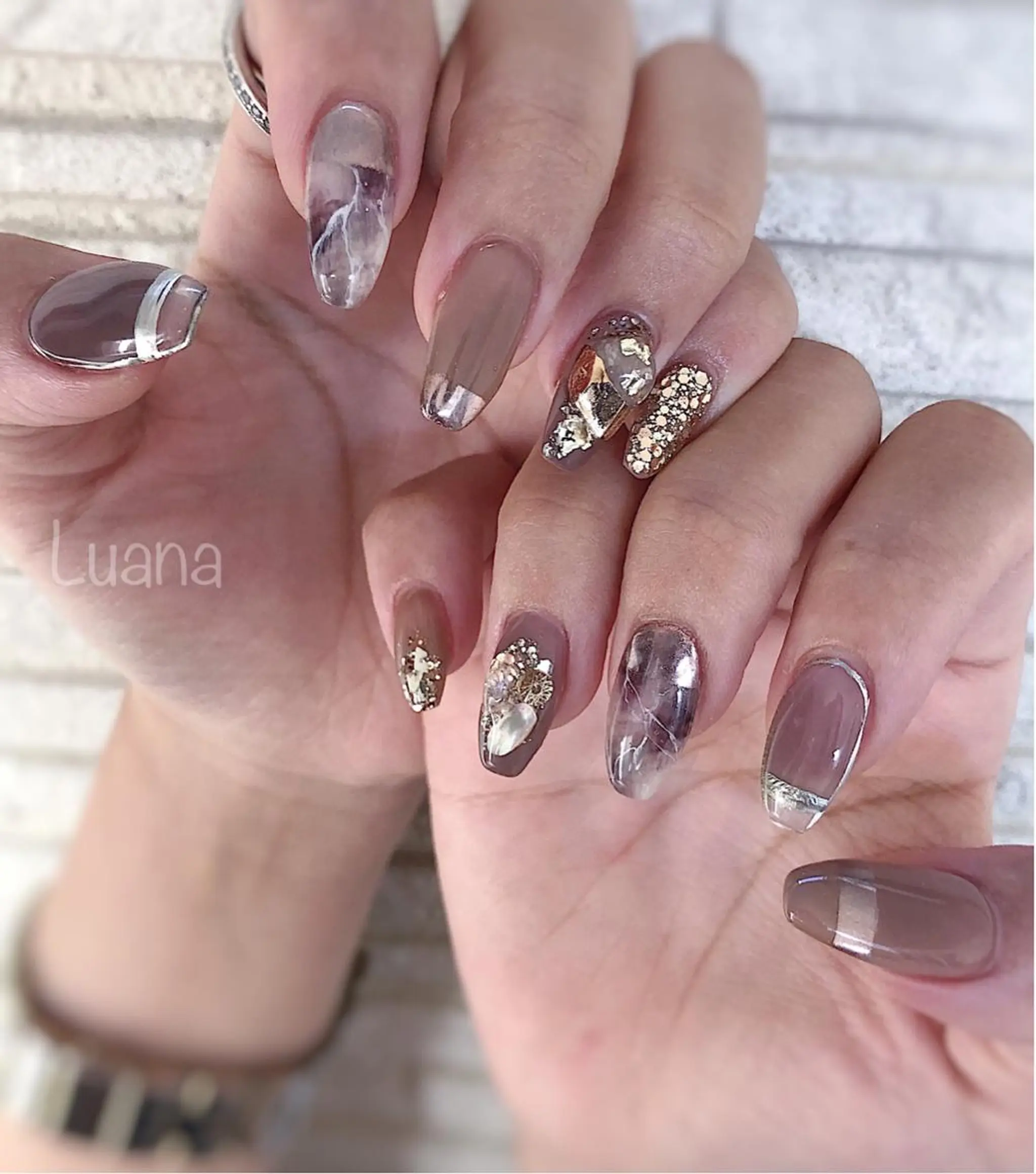 ネイル 持ち込み Nail Salon Luanaのネイルデザイン