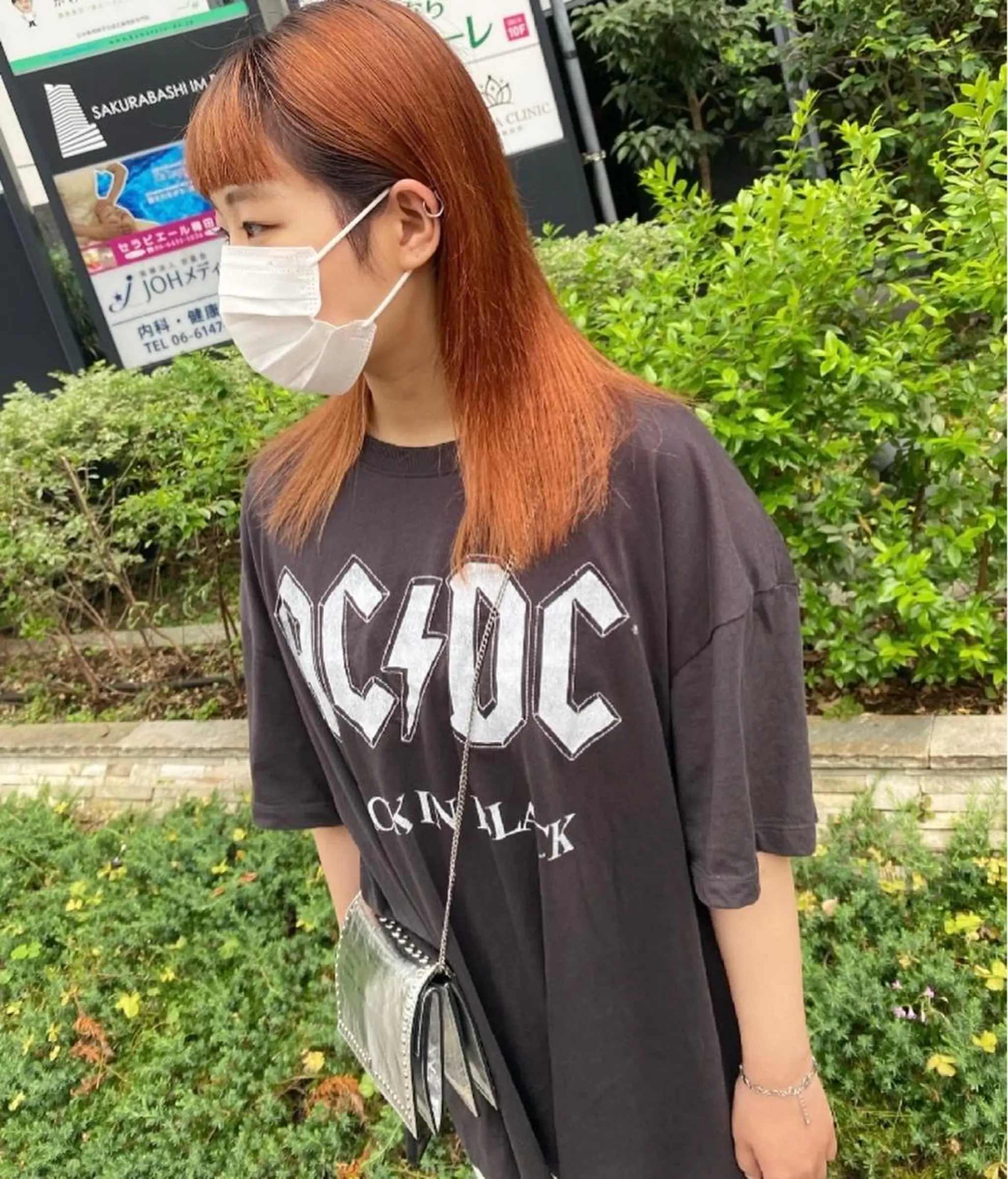 ミディアム デザインカラー/ボブ ブリーチカラー/ユリのヘアスタイル