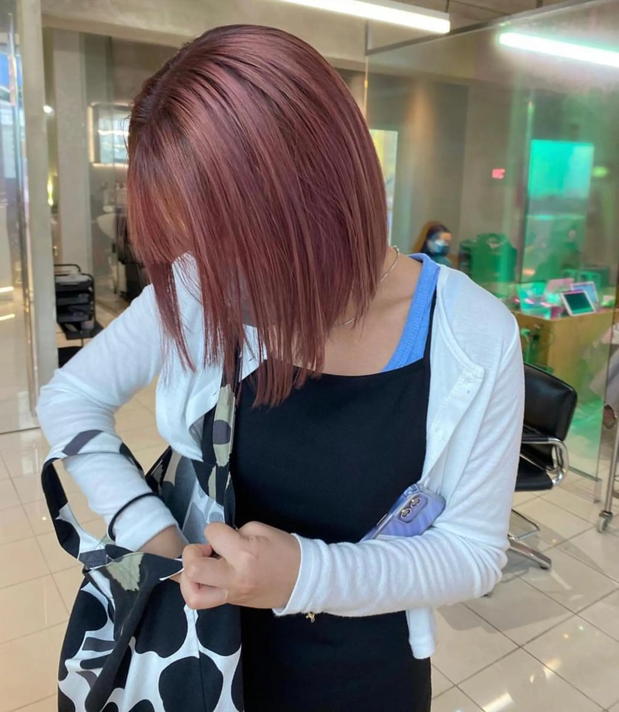 ショート カラー ヘアカラー ボブ/ハイトーン REINAのヘアスタイル