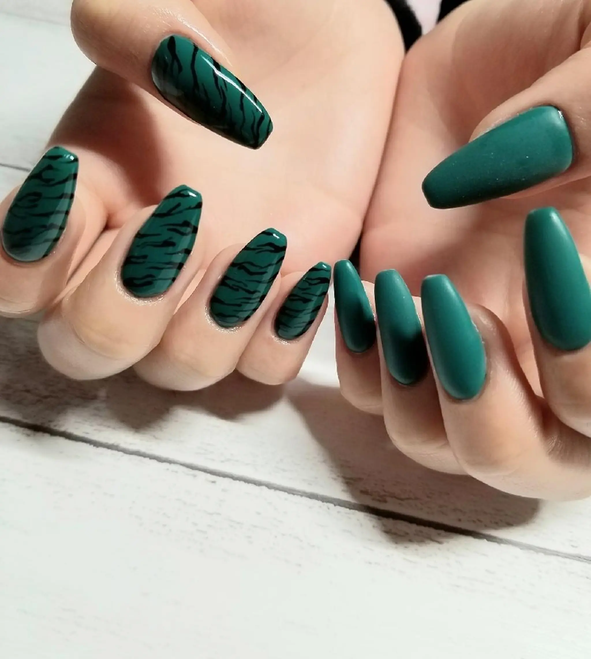 ネイル アニマル柄 マットネイル オフのみ(ネイル) Lien nail リアン　ネイルのネイルデザイン