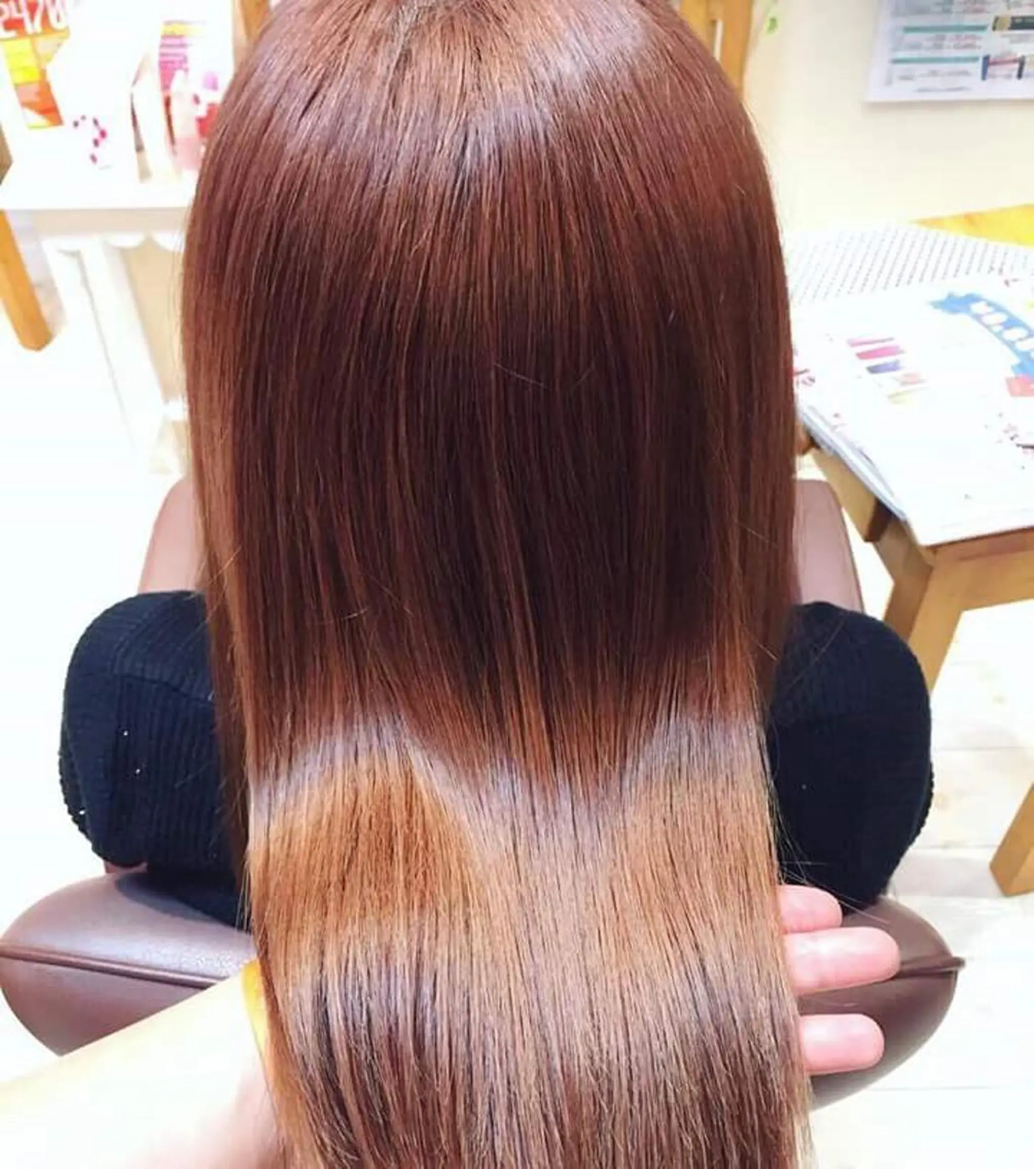 ロング カラー 髪質改善カラー ショートボブ専門のヘアスタイル