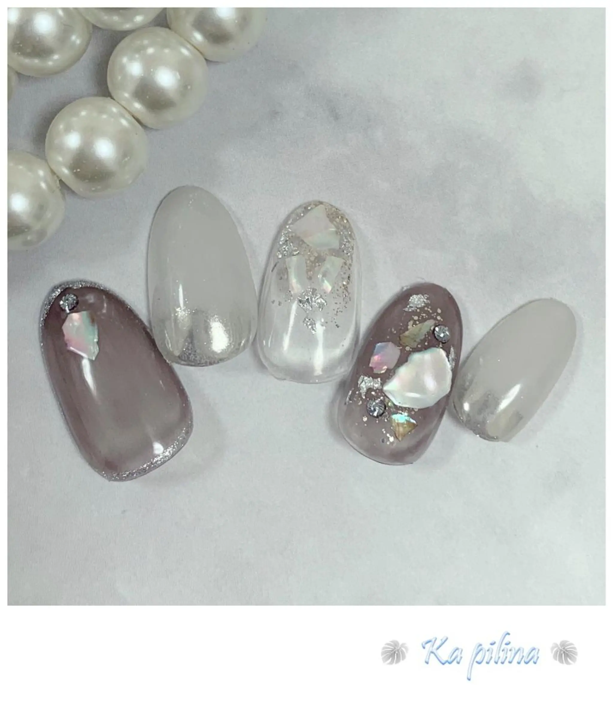 ネイル ニュアンスネイル Nail salon Ka pilinaのネイルデザイン