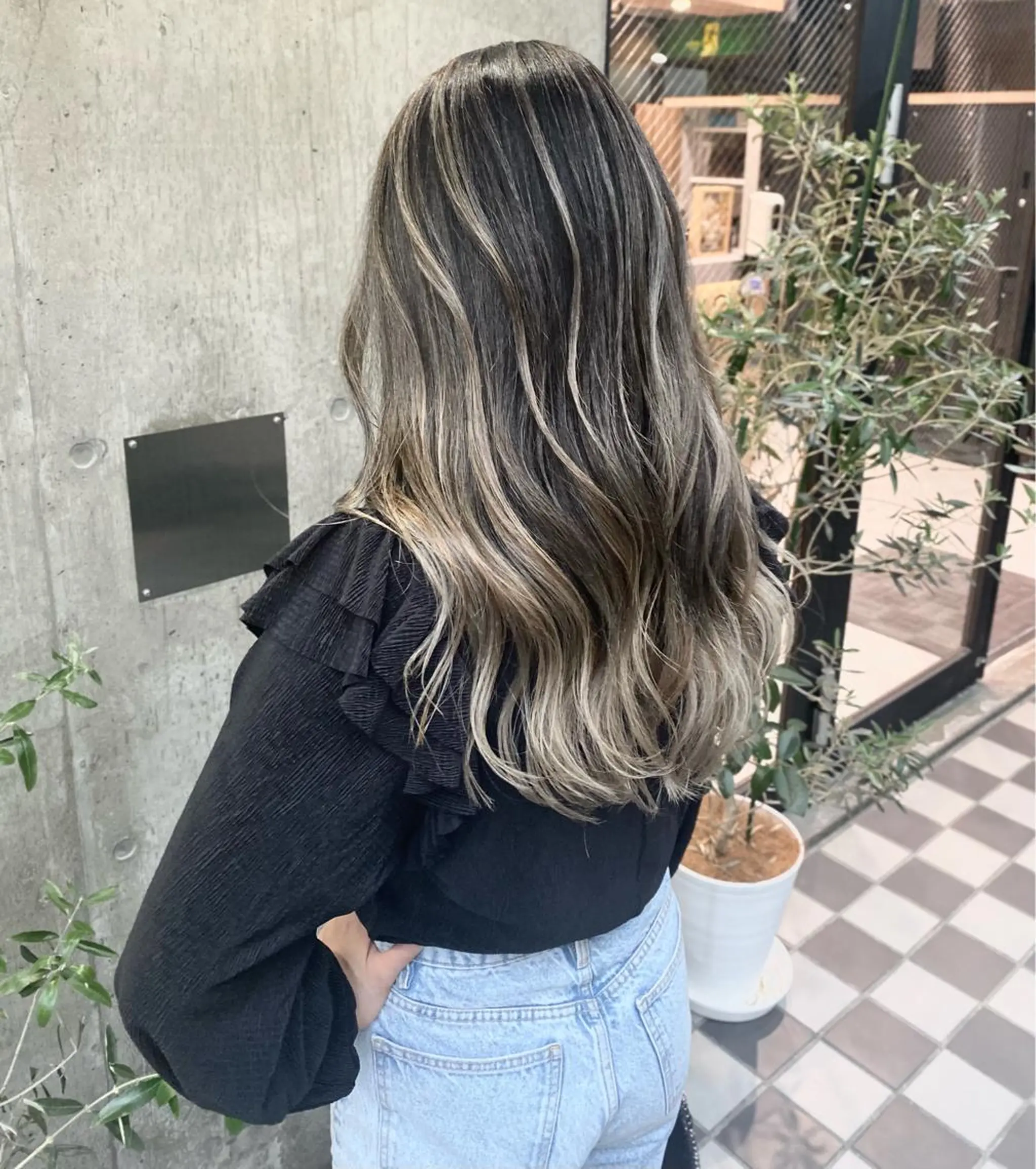 カラー バレイヤージュ ヘアカラー トリートメント 🌈透明感カラー ✨松田龍也🌈のヘアスタイル