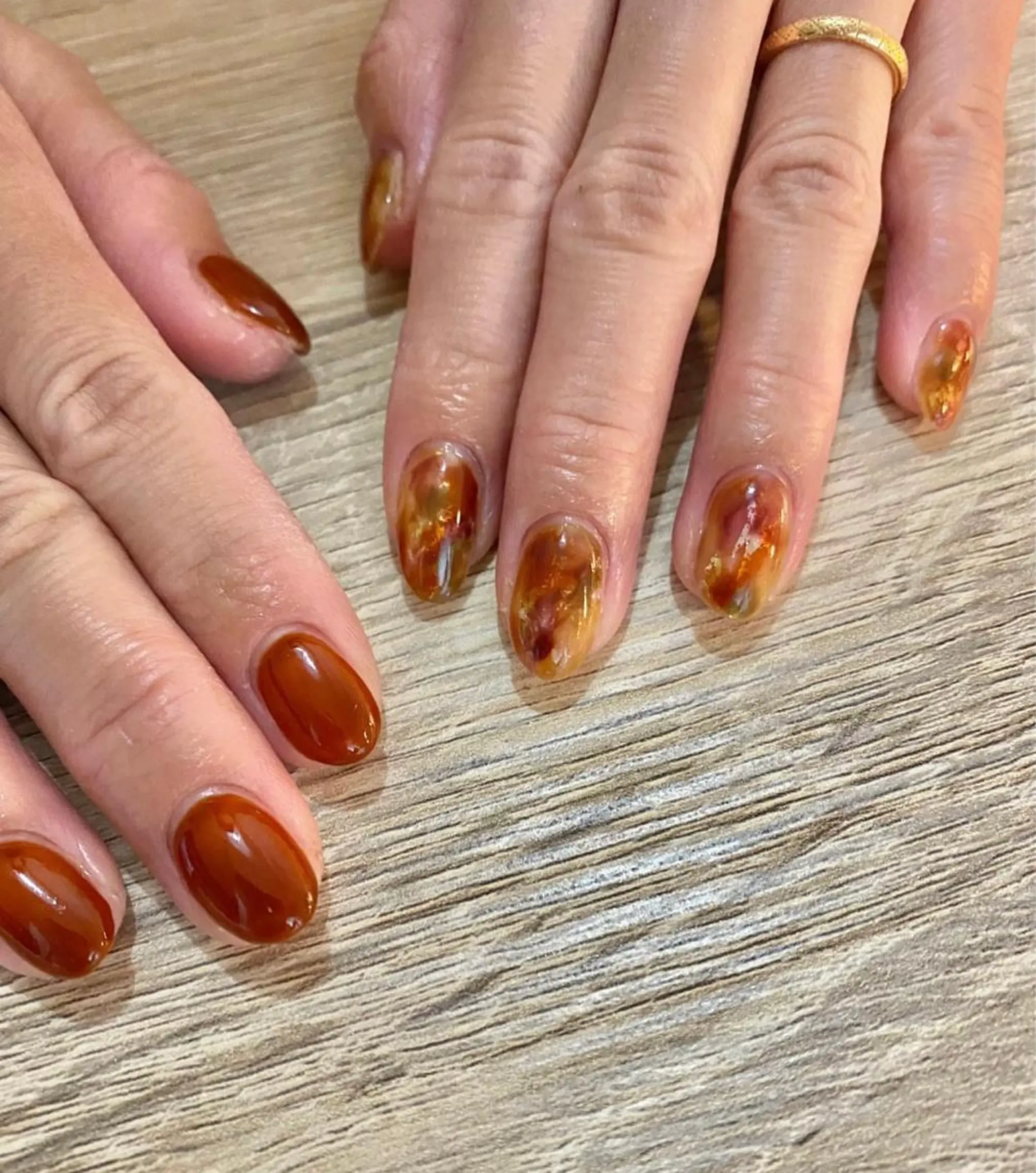 ミディアム ハンドネイル cattleya nailのネイルデザイン