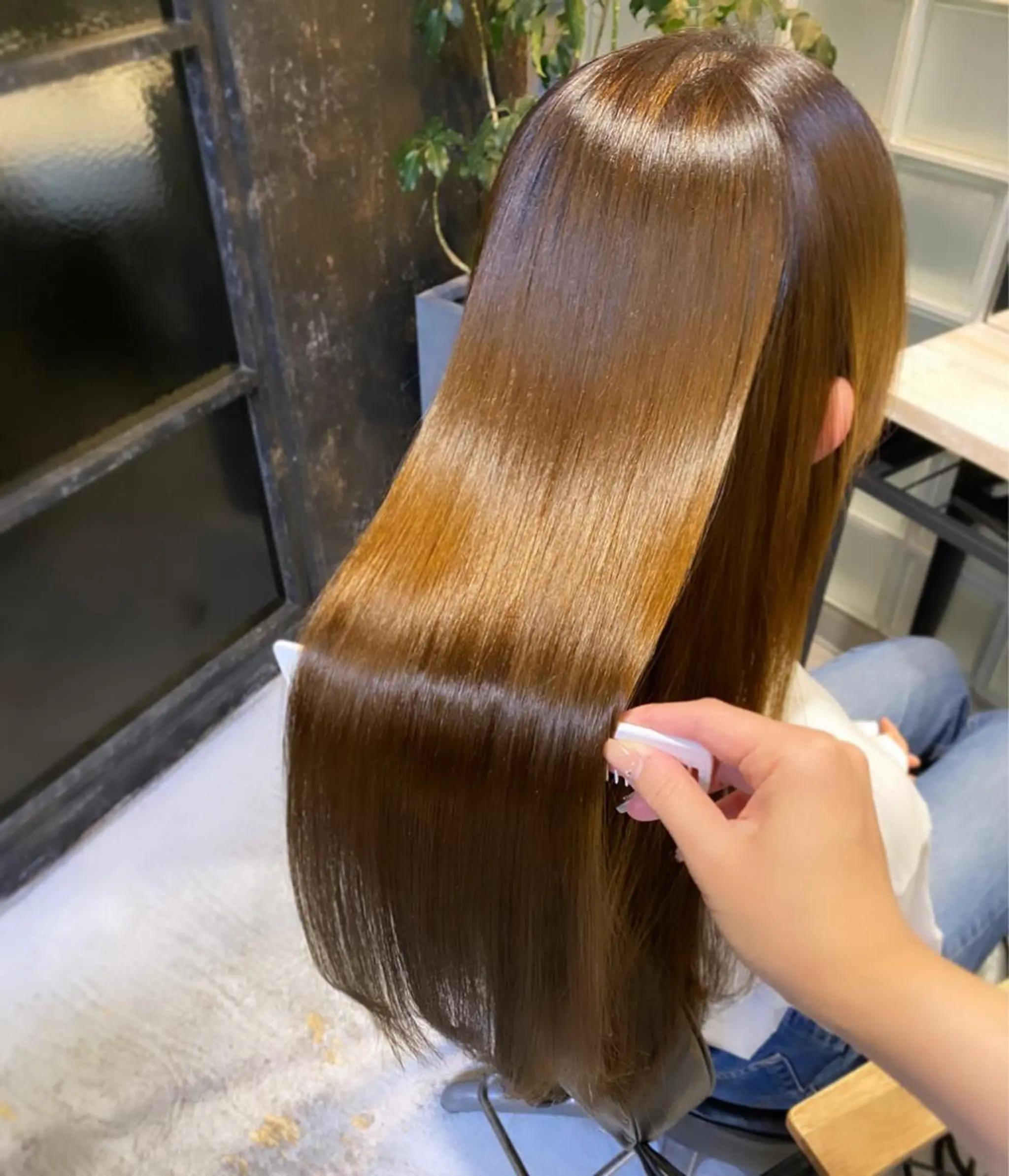 ロング 大橋 美咲のヘアスタイル