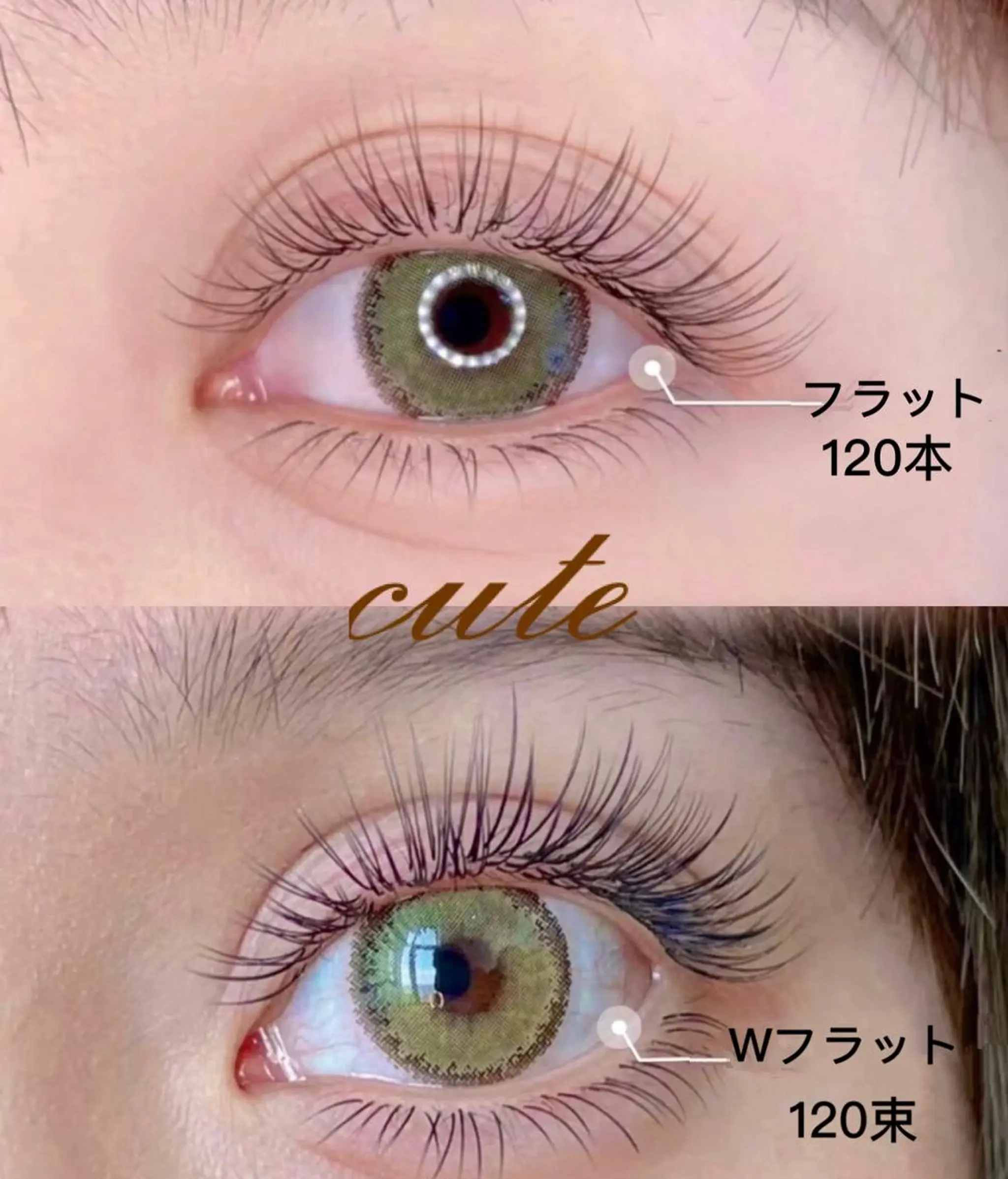 マツエク・マツパ フラットラッシュ An beauty 池袋のマツエク・マツパデザイン