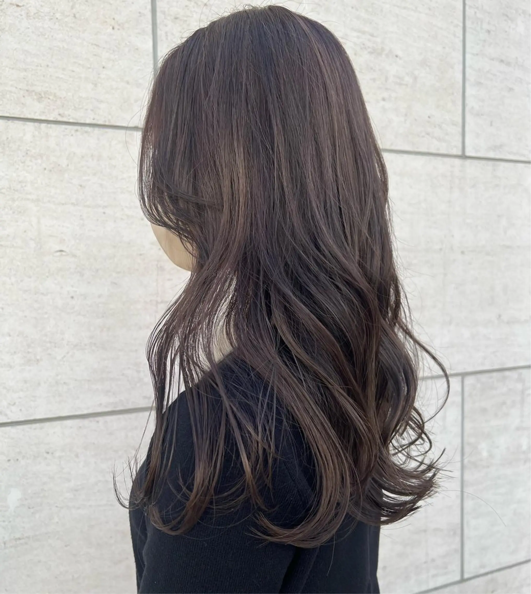 セミロング カラー 鎌倉 圭太のヘアスタイル