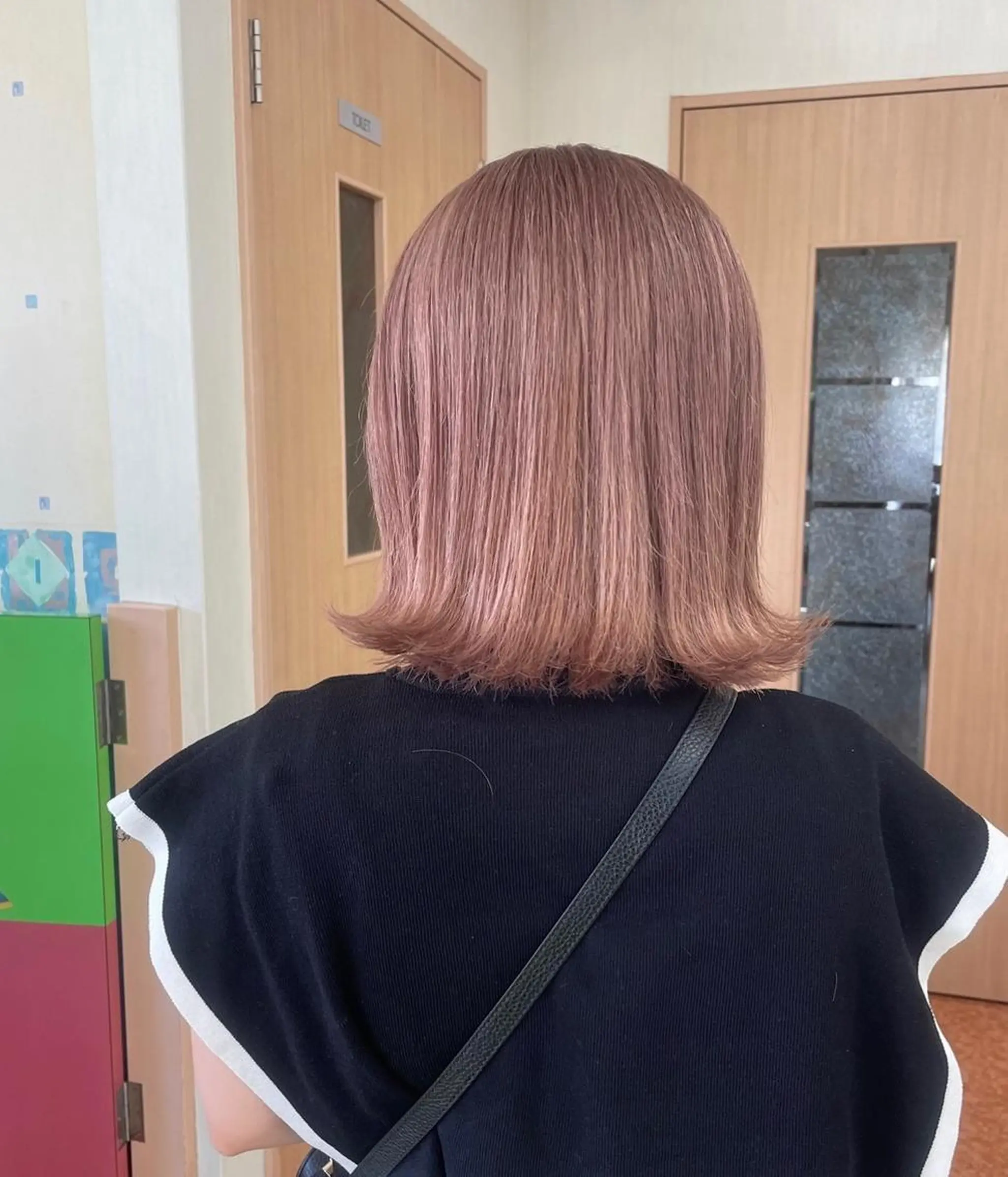 ショート カラー ベージュカラー ピンクカラー ピンクベージュ ホワイトピンク ホワイトピンクベージュ River,Land所属・yui .のヘアスタイル