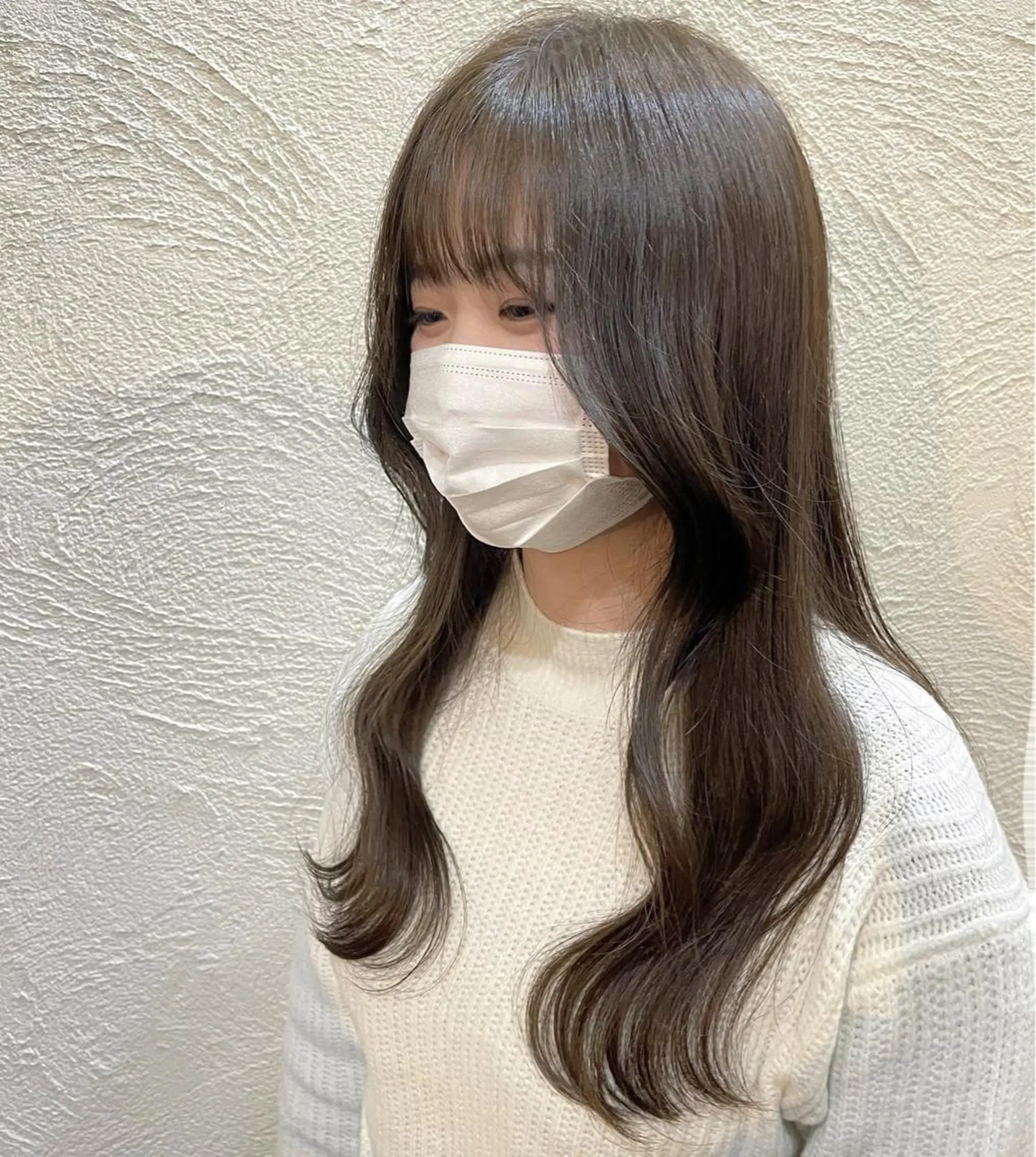 ロング カラー ブラウンカラー オリーブブラウン ete所属・Rina 𓍯のヘアスタイル