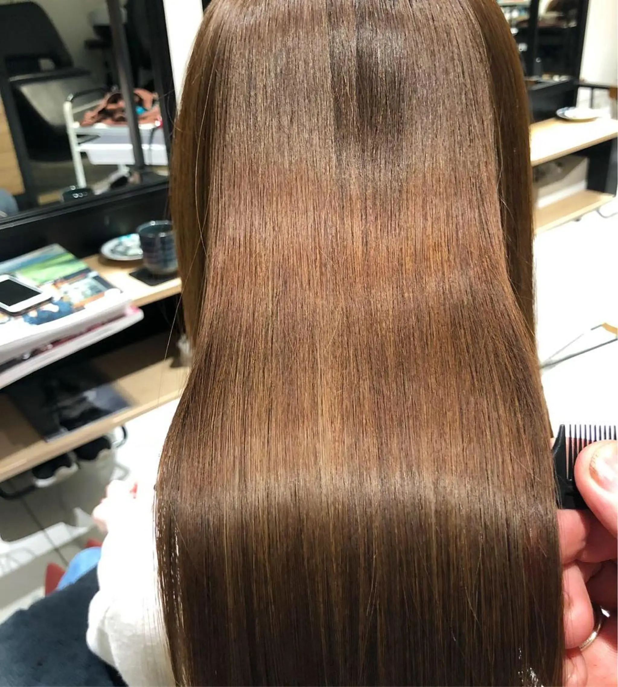 艶レイヤー/艶髪矯正 /ケラトリ/石井のヘアスタイル