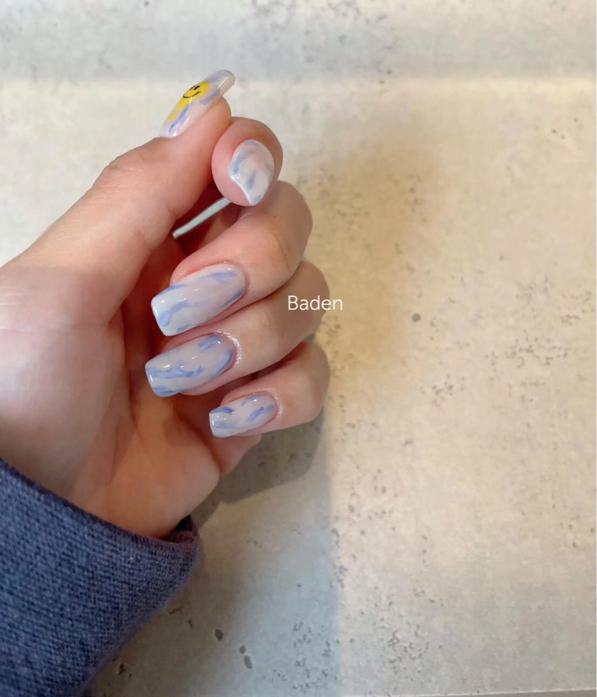 ネイル 長さ出し 持ち込み ニュアンスネイル ワンカラーネイル ハンドネイル Baden Nail ﾊﾞ-ﾃﾞﾝ ﾈｲﾙのネイルデザイン