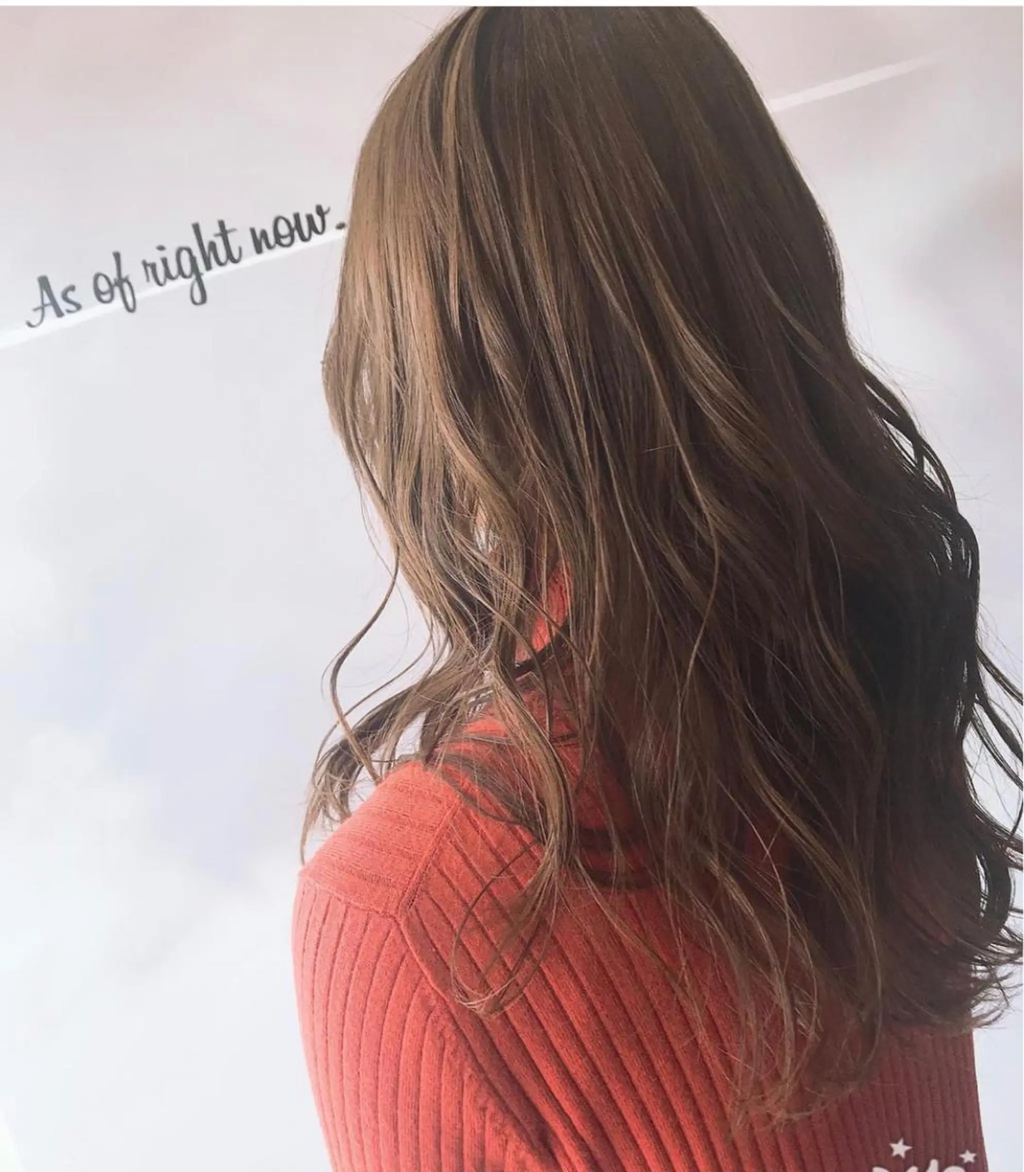 セミロング カラー ヘアアレンジ アッシュ アッシュブラウン ブラウンカラー 福壽 優奈のヘアスタイル