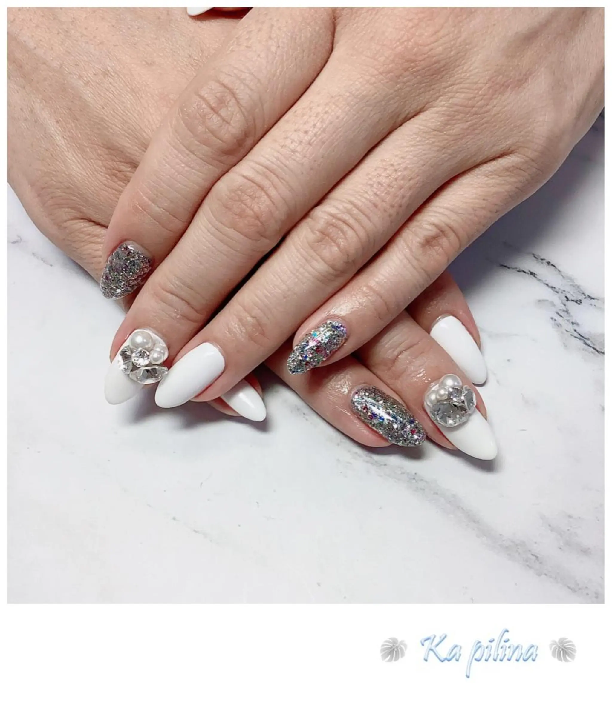 ネイル ラメ(グリッター) Nail salon Ka pilinaのネイルデザイン
