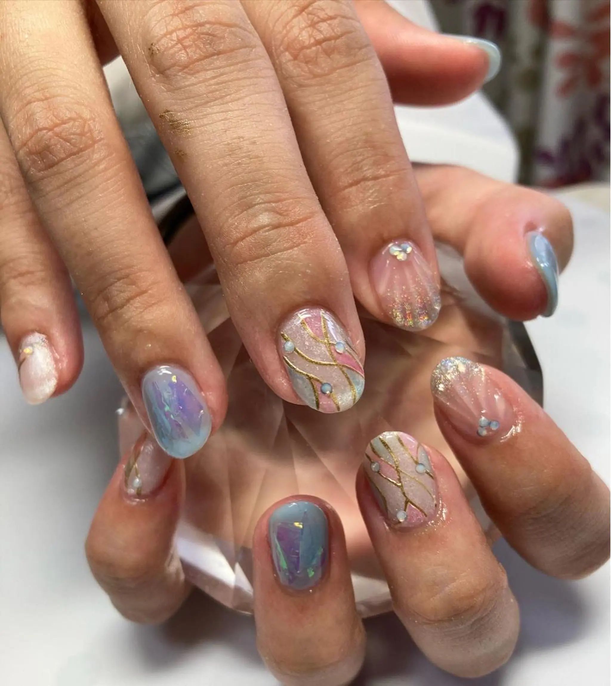 ミディアム ネイル nail yukkoのネイルデザイン