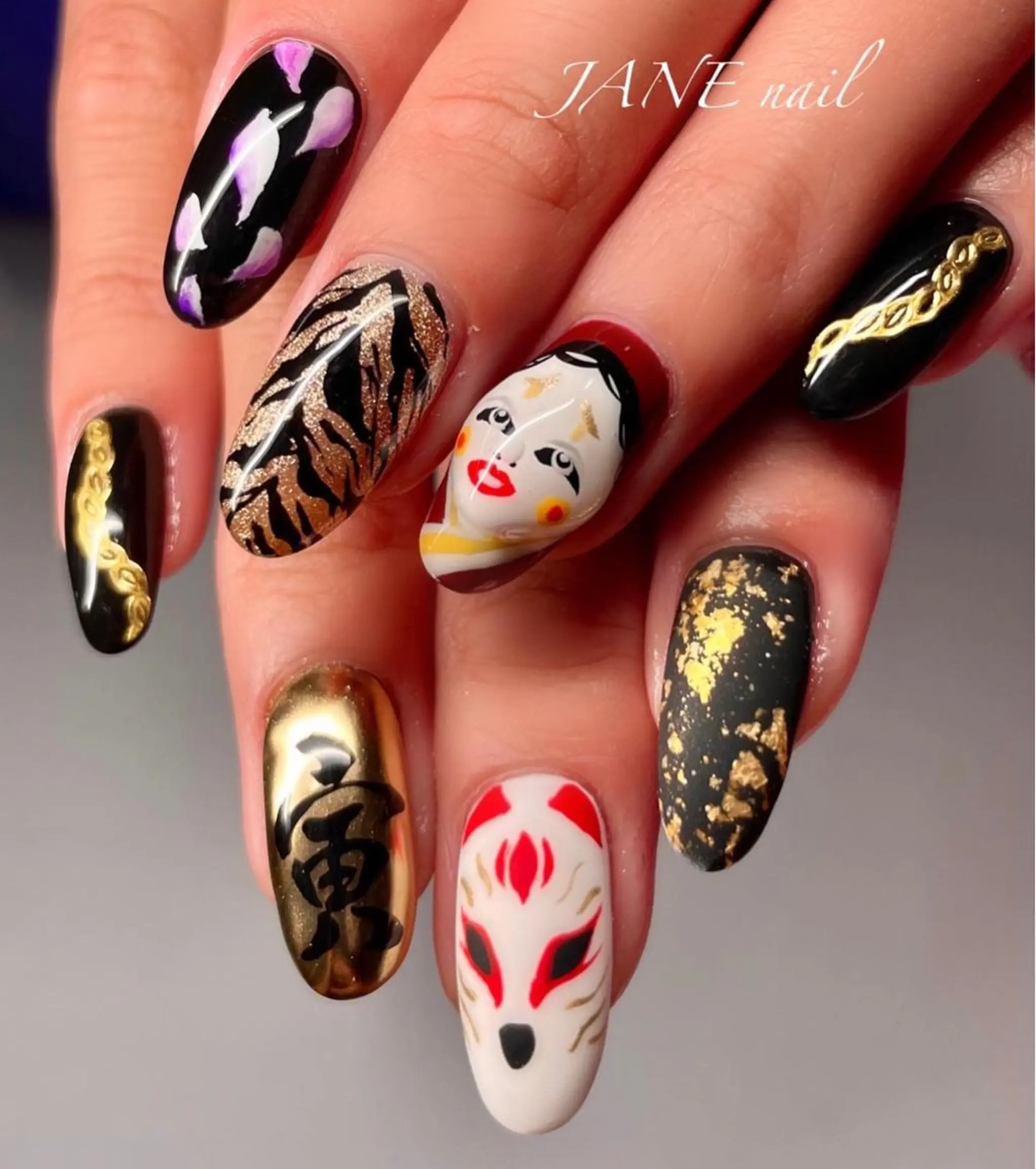 ネイル 成人式 フットネイル 冬ネイル Nail Salon JANEのネイルデザイン