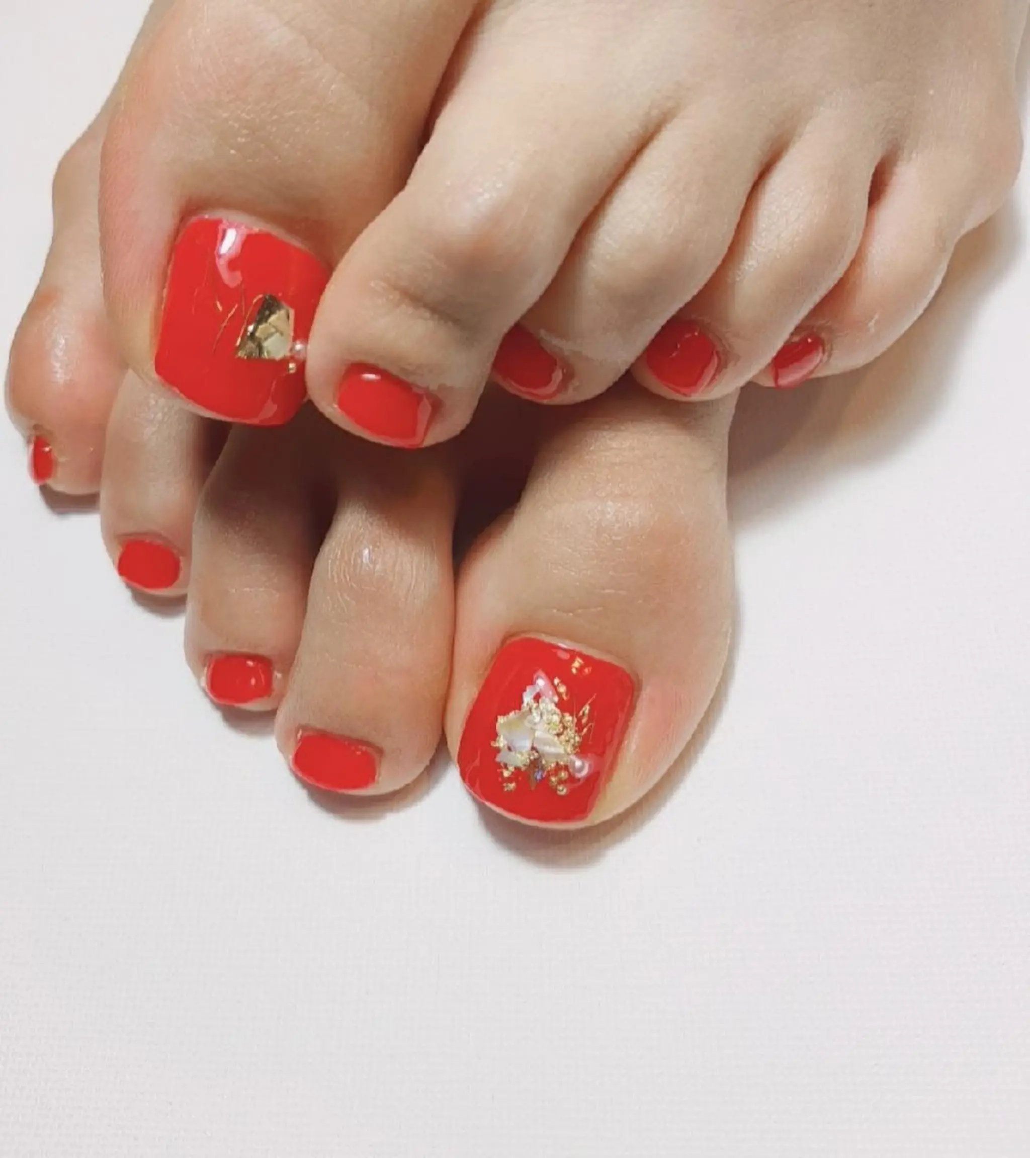 ネイル フットネイル ワンカラーネイル owlnail /持込みデザイン専門のネイルデザイン