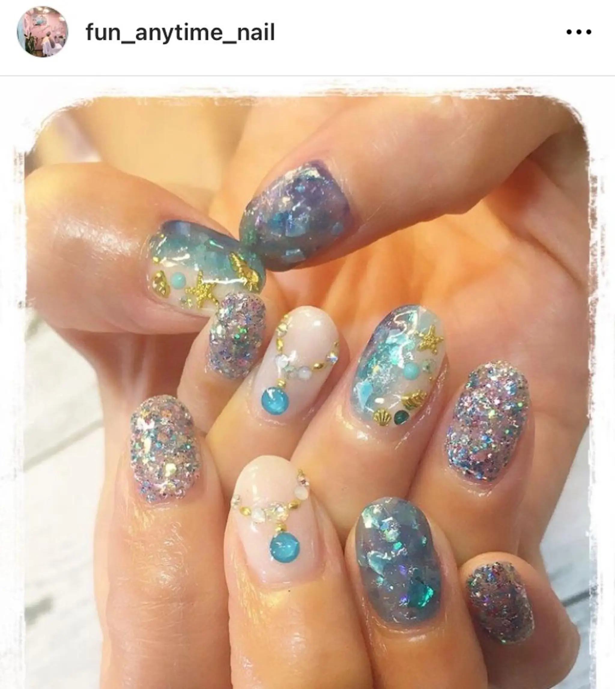 ネイル ファンエニタイム所属・中川 愛のネイルデザイン