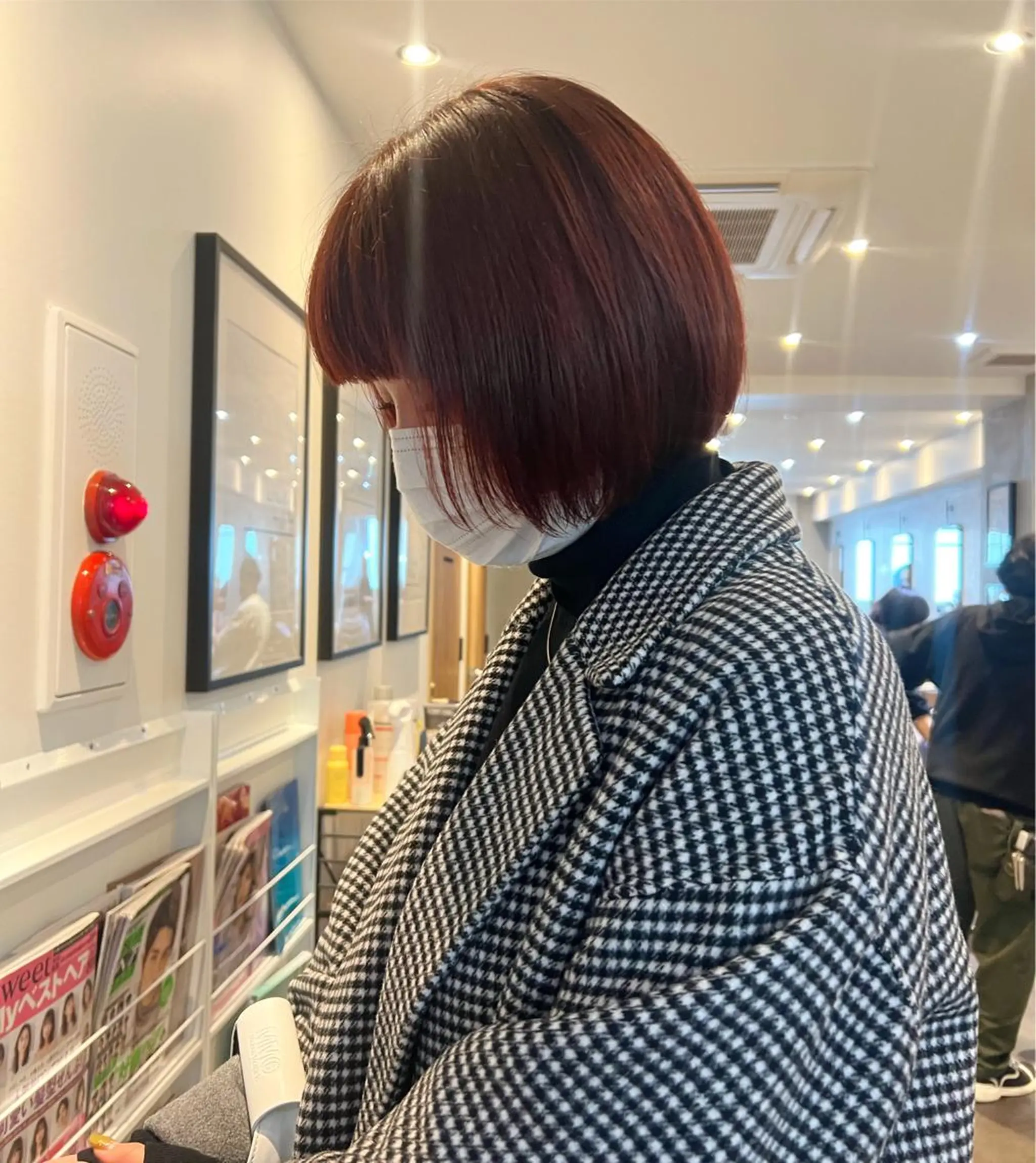 ミディアム カット ヘアカラー 渋谷/暖色系カラー kotoha🍊のヘアスタイル